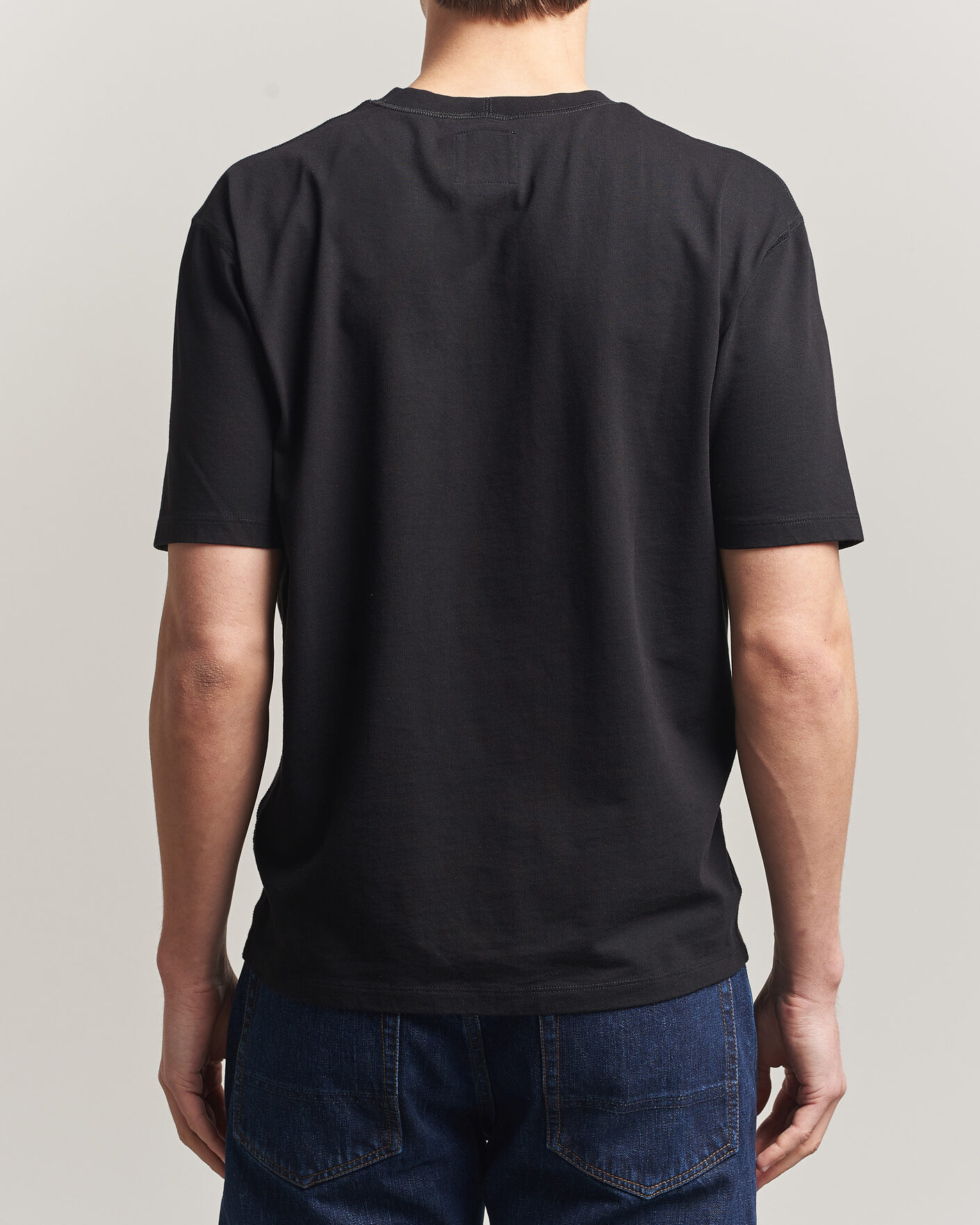 Uomini | T-shirt | Drake's | Short Sleeve Hiking T-Shirt Black