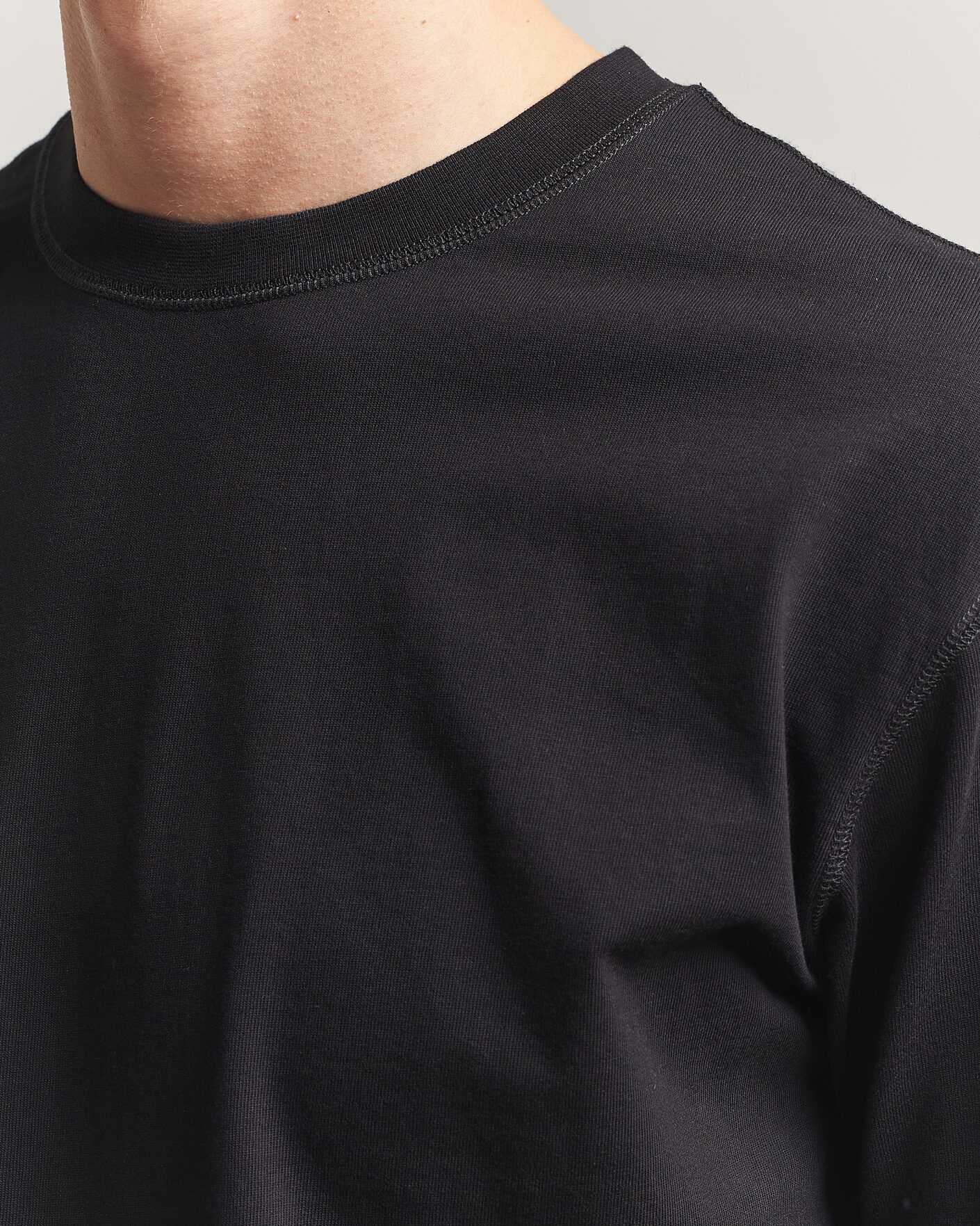 Uomini | T-shirt | Drake's | Short Sleeve Hiking T-Shirt Black