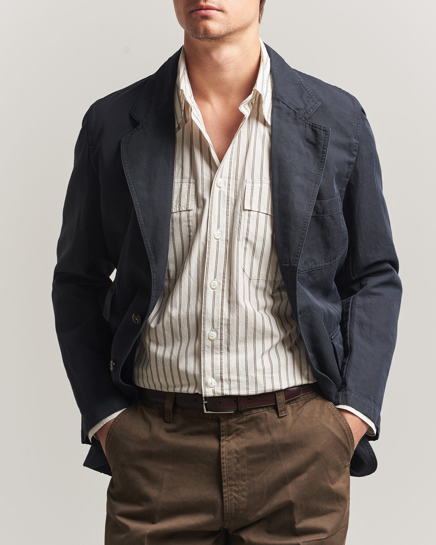 Uomini | Blazers | Drake's | MKIV Clean Twill Games Blazer Navy