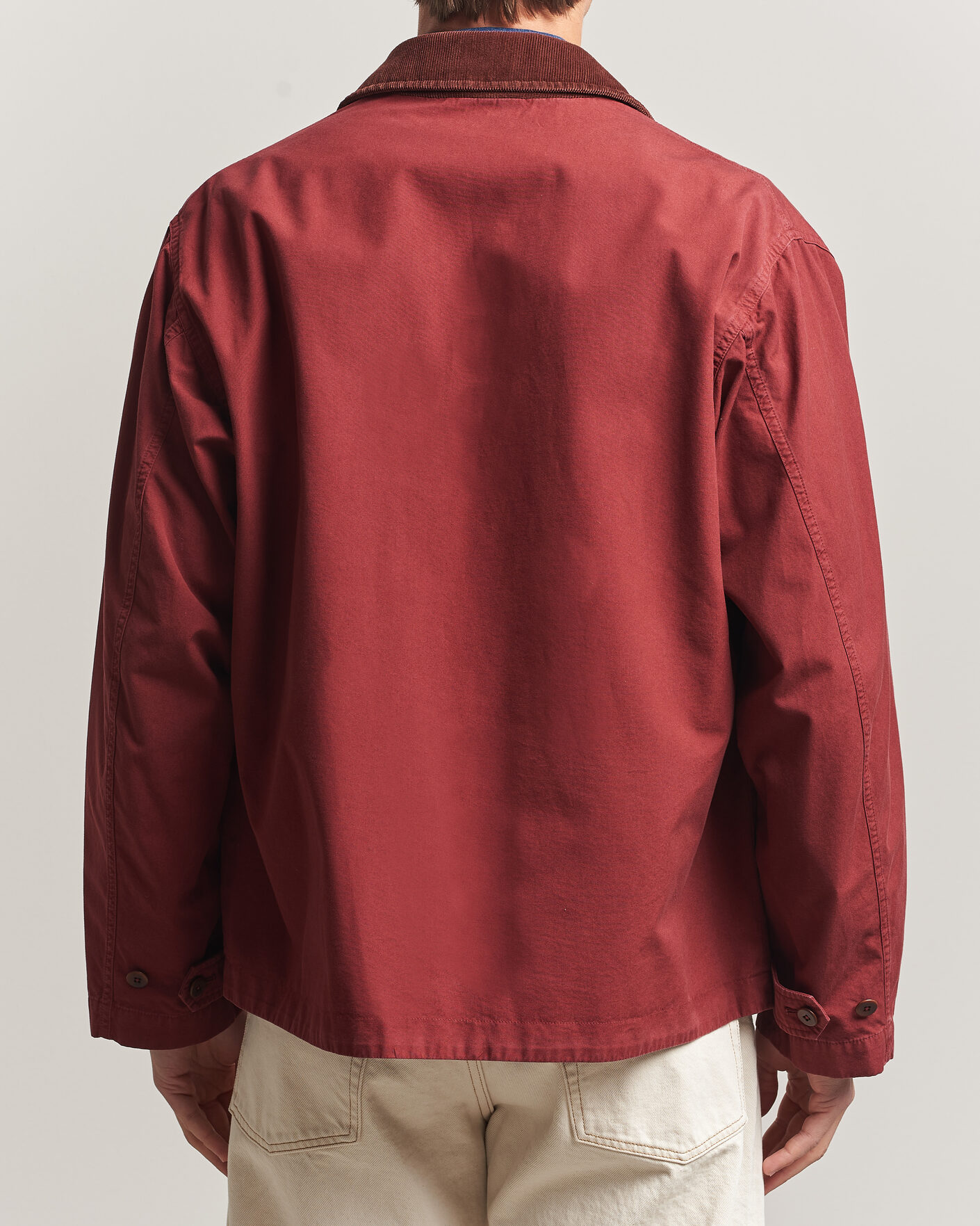Uomini | Giacche | Drake's | Hiking Jacket Washed Red