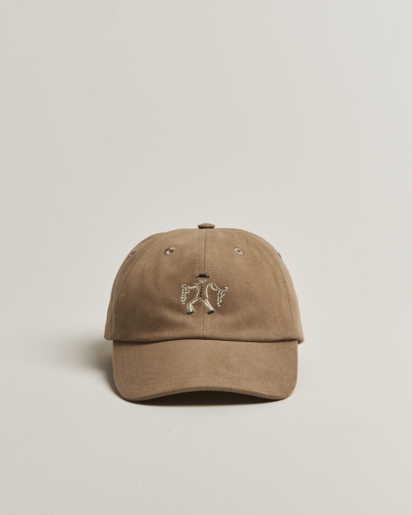 Uomini | Cappelli & Berretti | Drake's | Onion Seller Twill Baseball Cap Fawn Brown