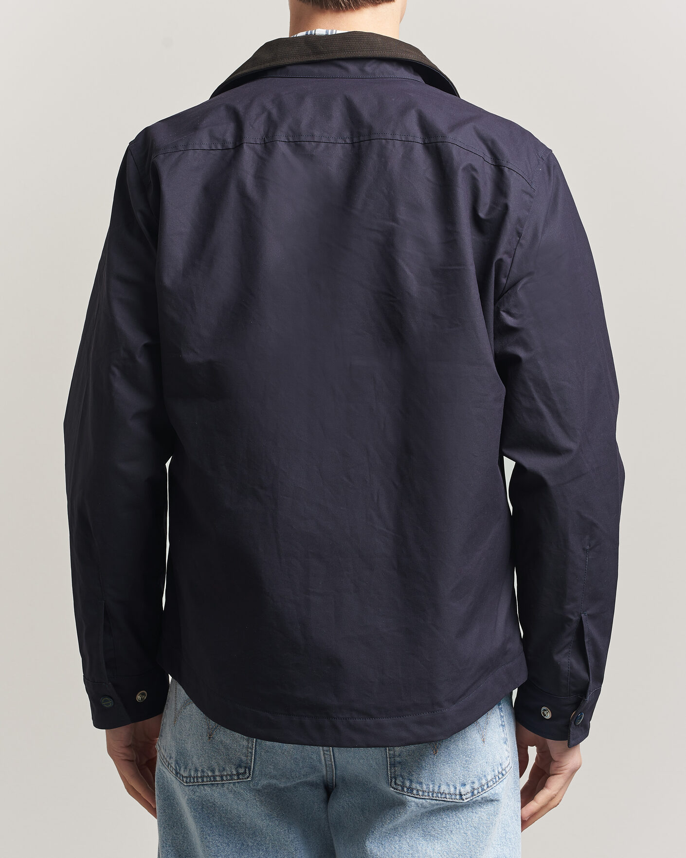 Uomini | Giacche | Manifattura Ceccarelli | Dry Wax Heavy Shirt Jacket Navy