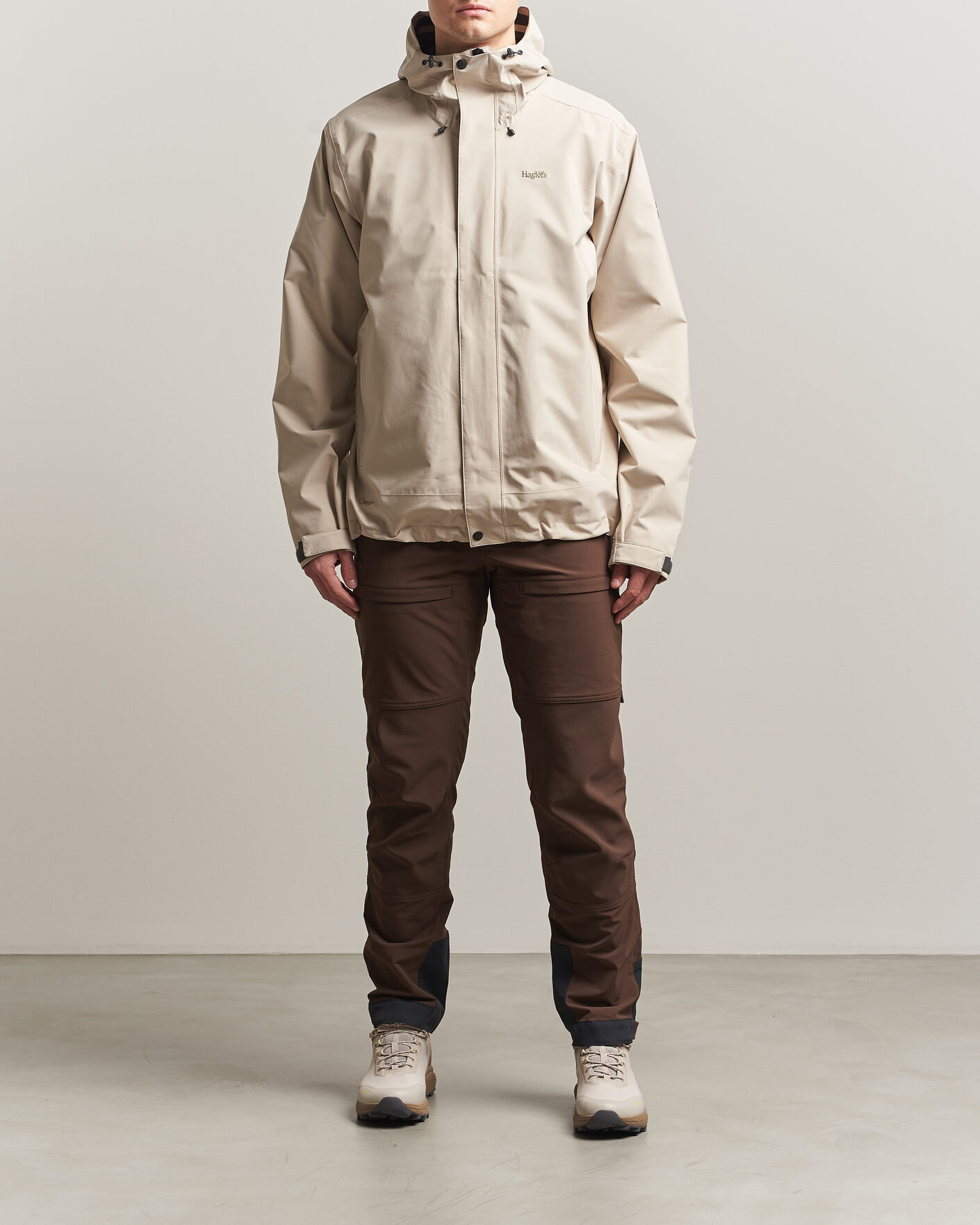 Uomini | Giacche | Haglöfs | Breeze Proof Jacket Chalk Beige