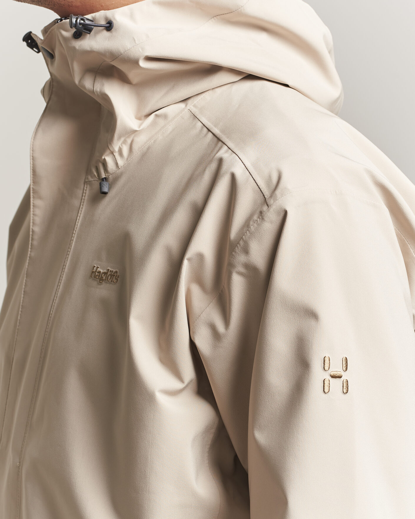 Uomini | Giacche | Haglöfs | Breeze Proof Jacket Chalk Beige