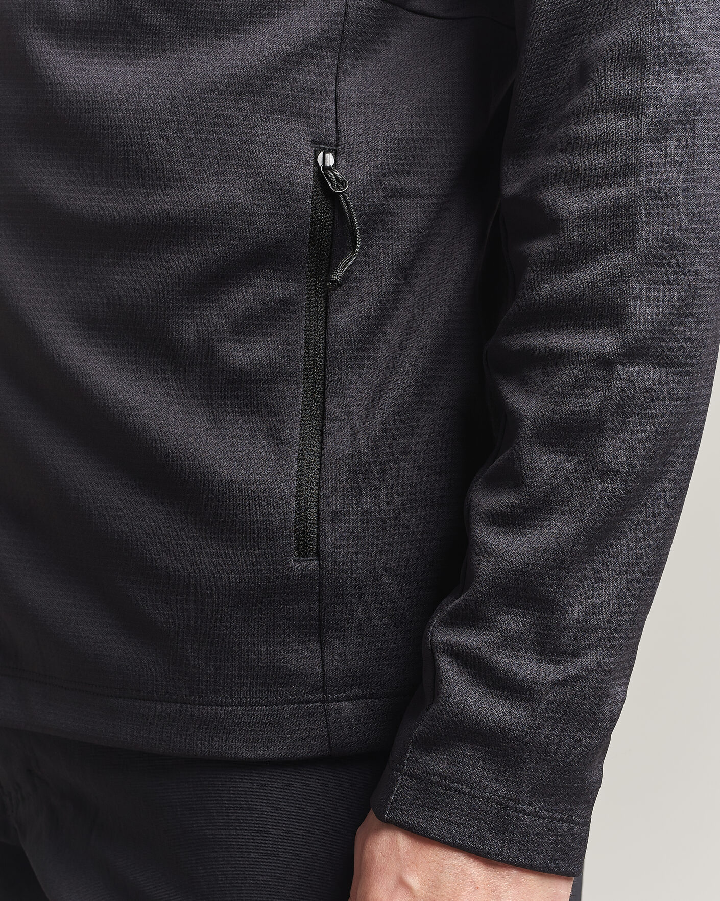 Uomini | Maglieria | Haglöfs | Korp Mid Fleece Hood True Black