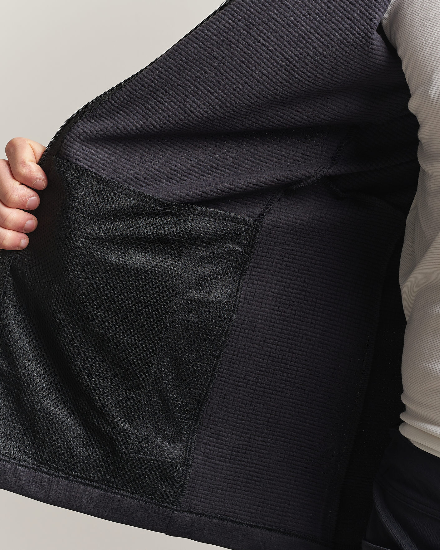 Uomini | Maglieria | Haglöfs | Korp Mid Fleece Hood True Black