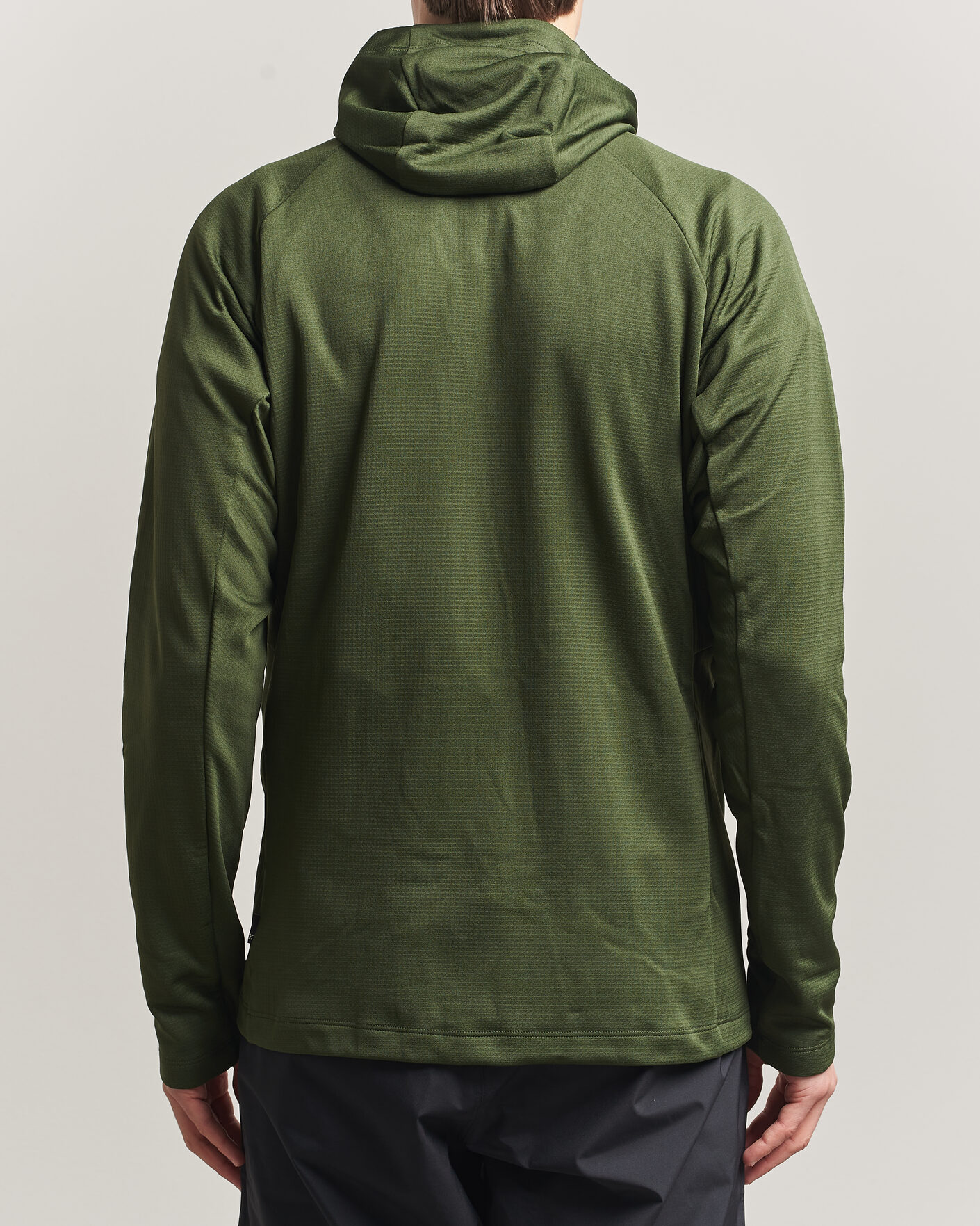 Uomini | Maglieria | Haglöfs | Korp Mid Fleece Hood Seaweed Green