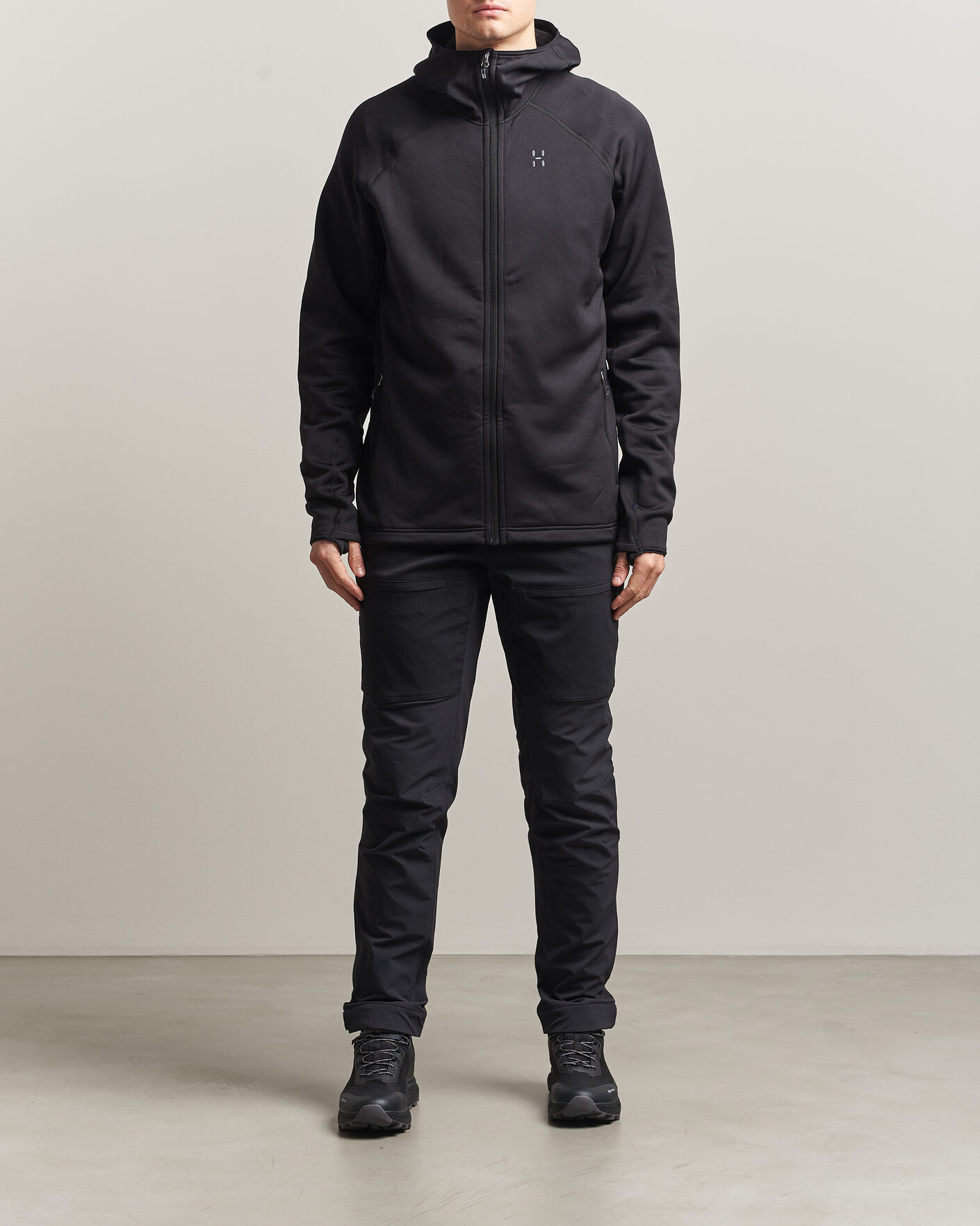 Uomini | Maglieria | Haglöfs | Magma Mid Fleece Hood True Black
