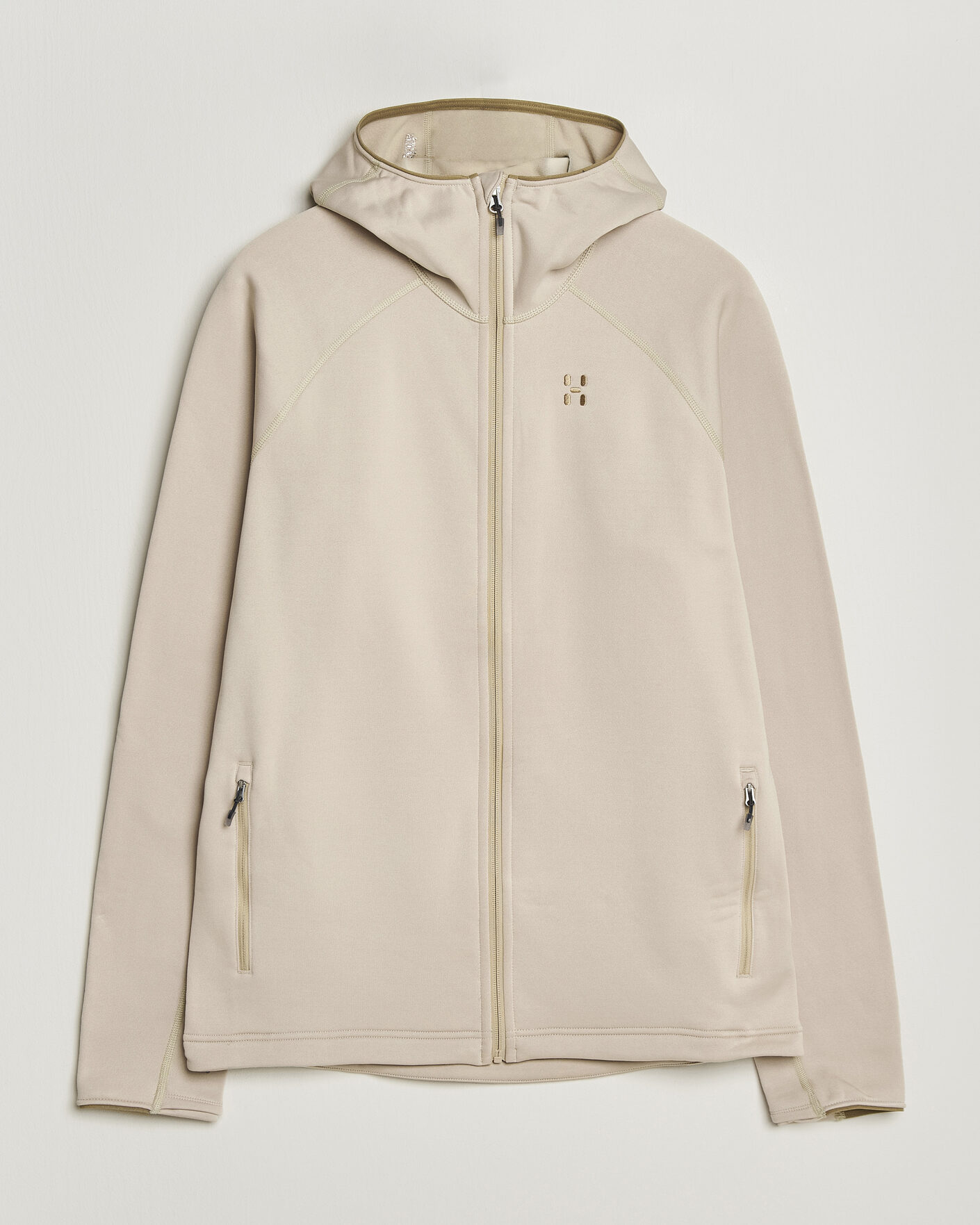 Uomini | Maglieria | Haglöfs | Magma Mid Fleece Hood Chalk Beige