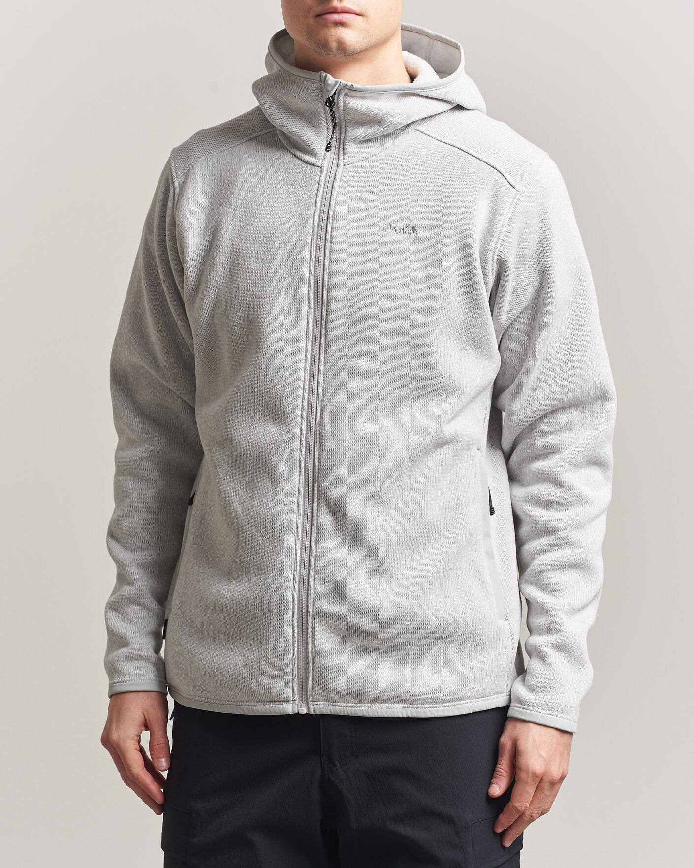 Uomini | Maglieria | Haglöfs | Swook II Mid Hood Stone Grey