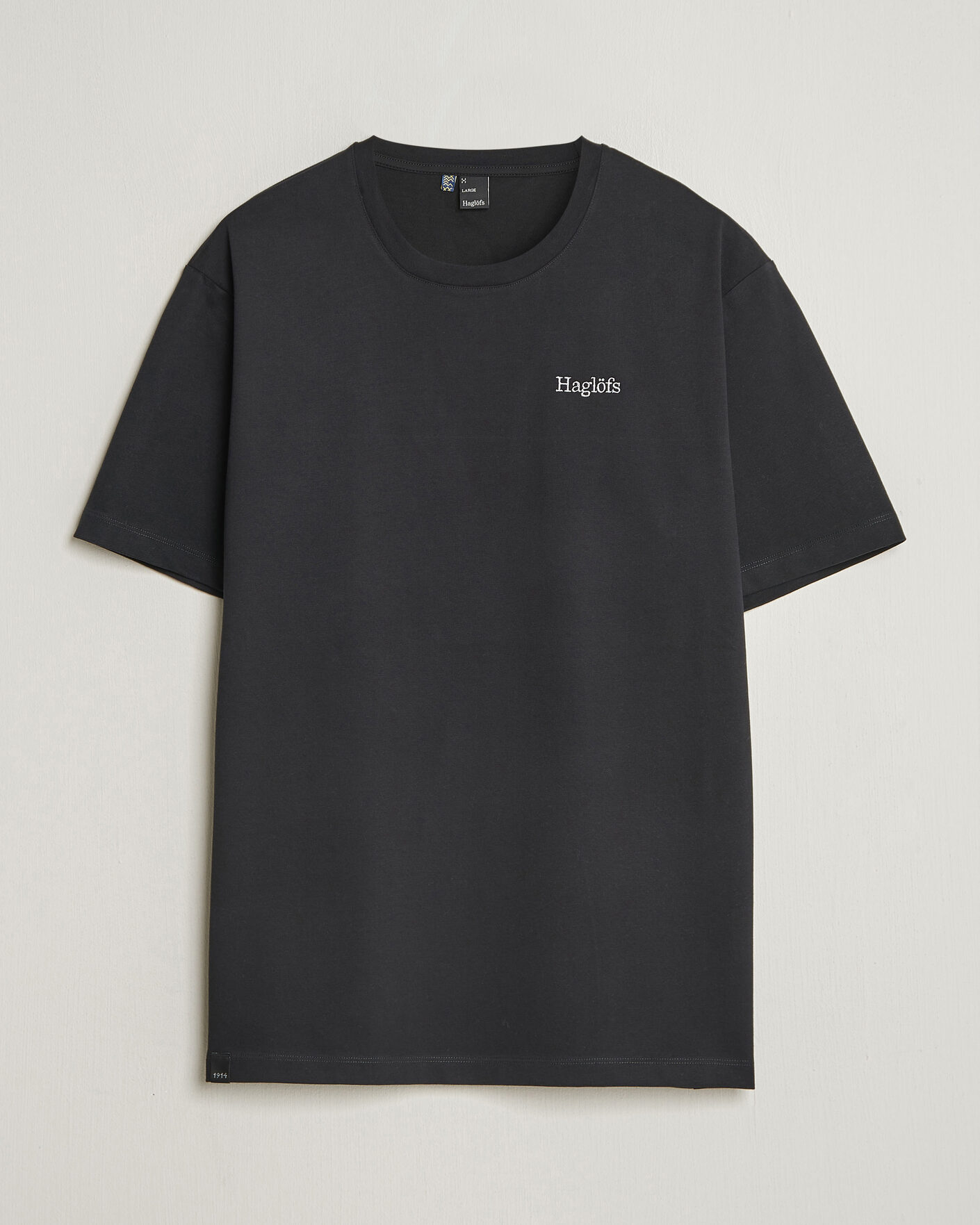Uomini | T-shirt | Haglöfs | Organic Cotton T-Shirt True Black