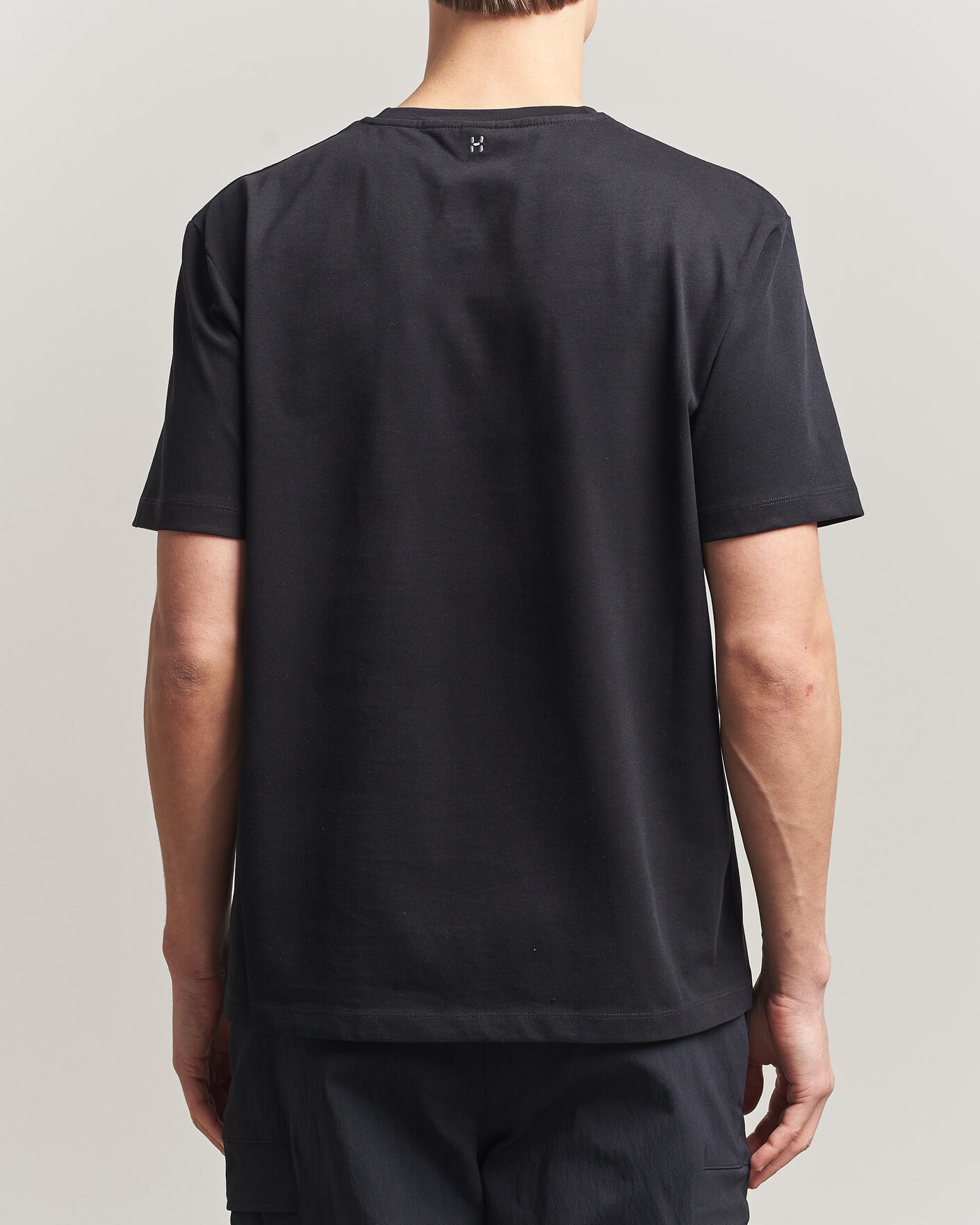 Uomini | T-shirt | Haglöfs | Organic Cotton T-Shirt True Black