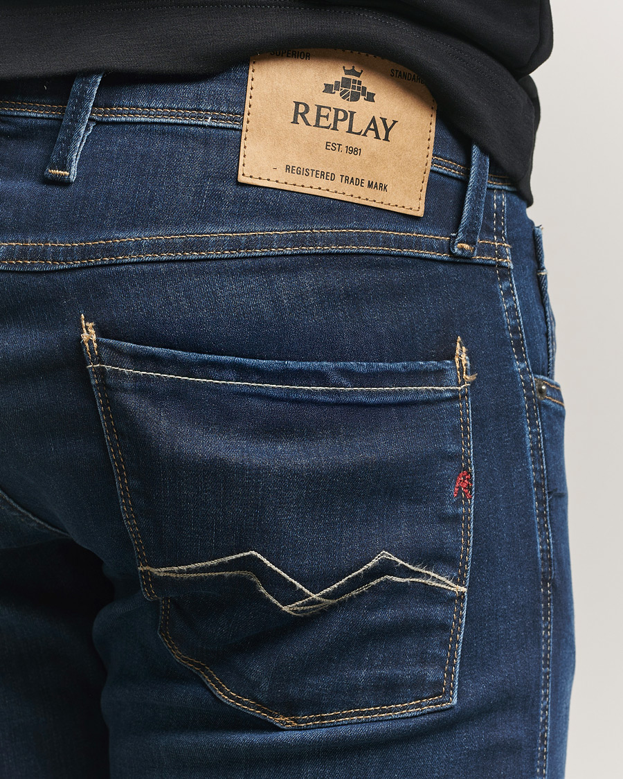 Uomini | Jeans | Replay | Anbass Powerstretch Jeans Dark Blue