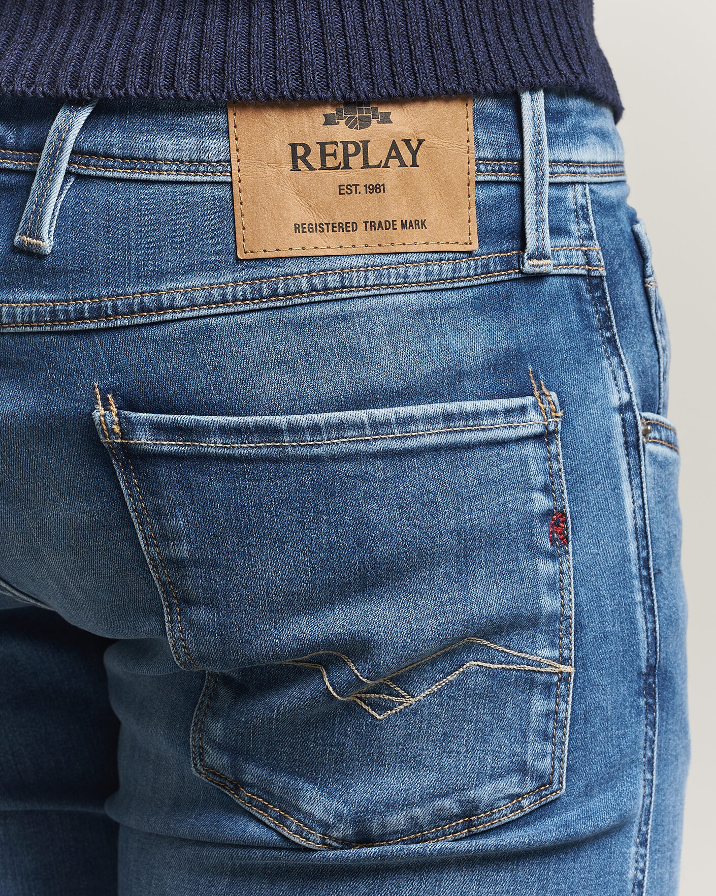 Uomini | Jeans | Replay | Anbass Powerstretch Jeans Medium Blue