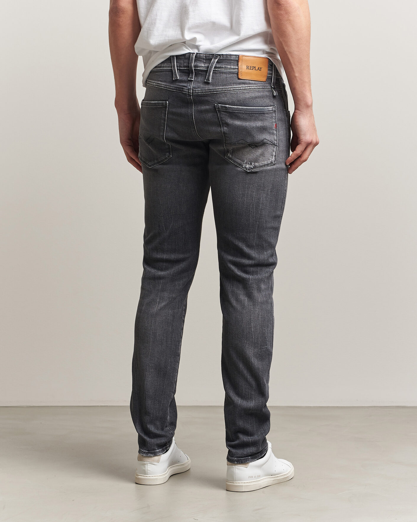 Uomini | Pantaloni | Replay | Anbass 5 Years Wash Jeans Washed Grey