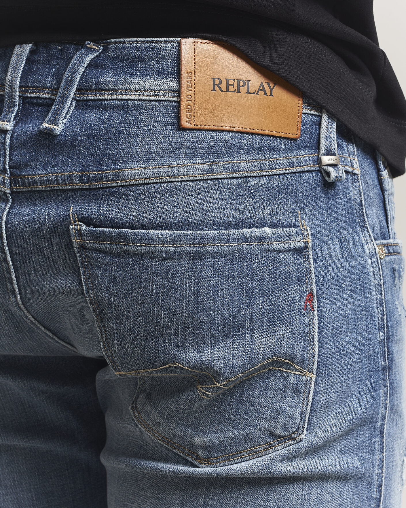 Uomini | Jeans | Replay | Anbass 10 Year Wash Jeans Medium Blue