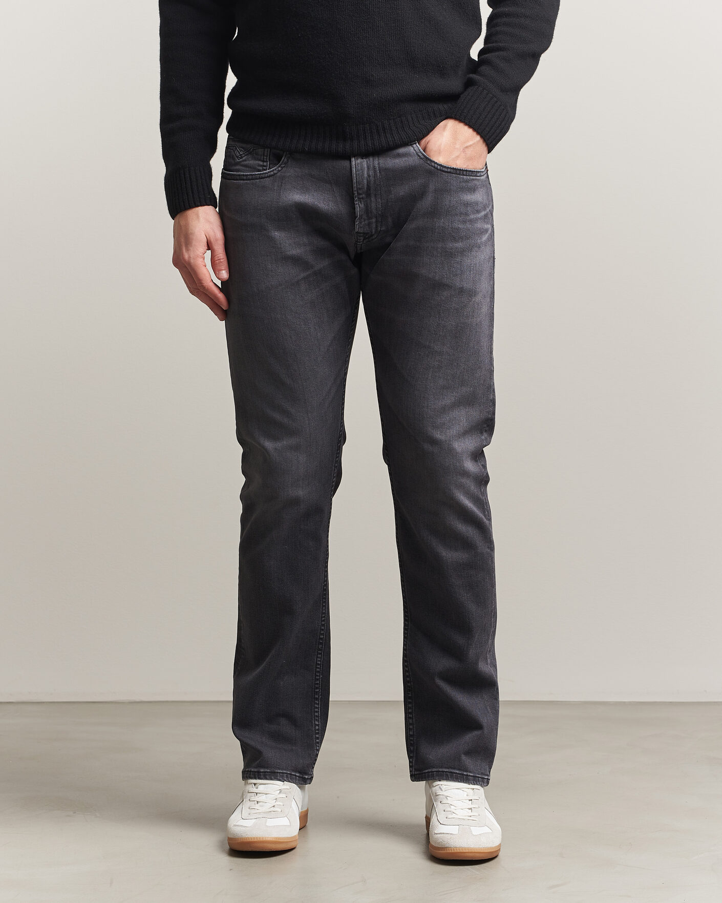 Uomini | Pantaloni | Replay | Rocco Comfort Fit Powerstretch Jeans Black