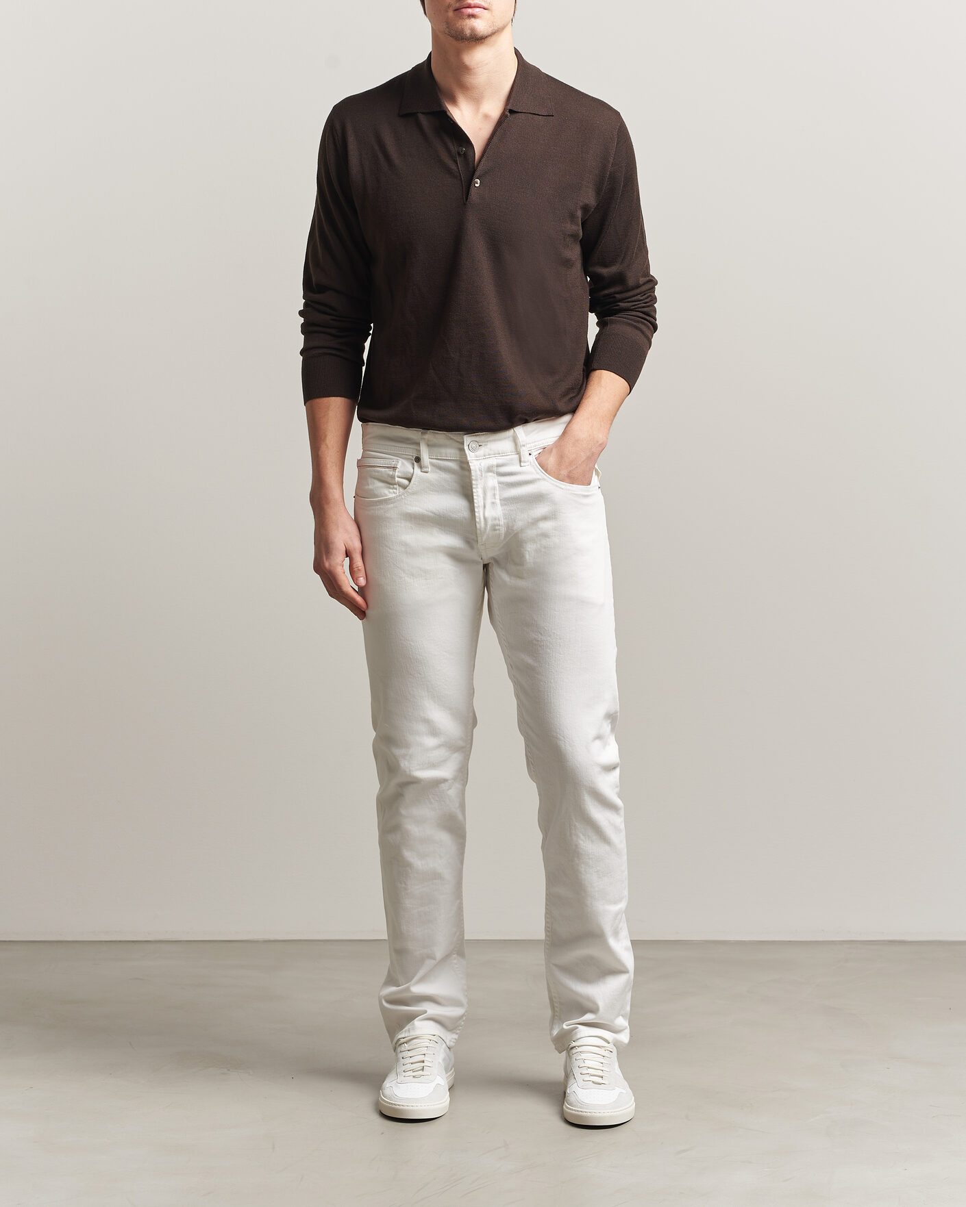Uomini | Jeans | Replay | Grover Straight Fit Powerstretch Jeans White