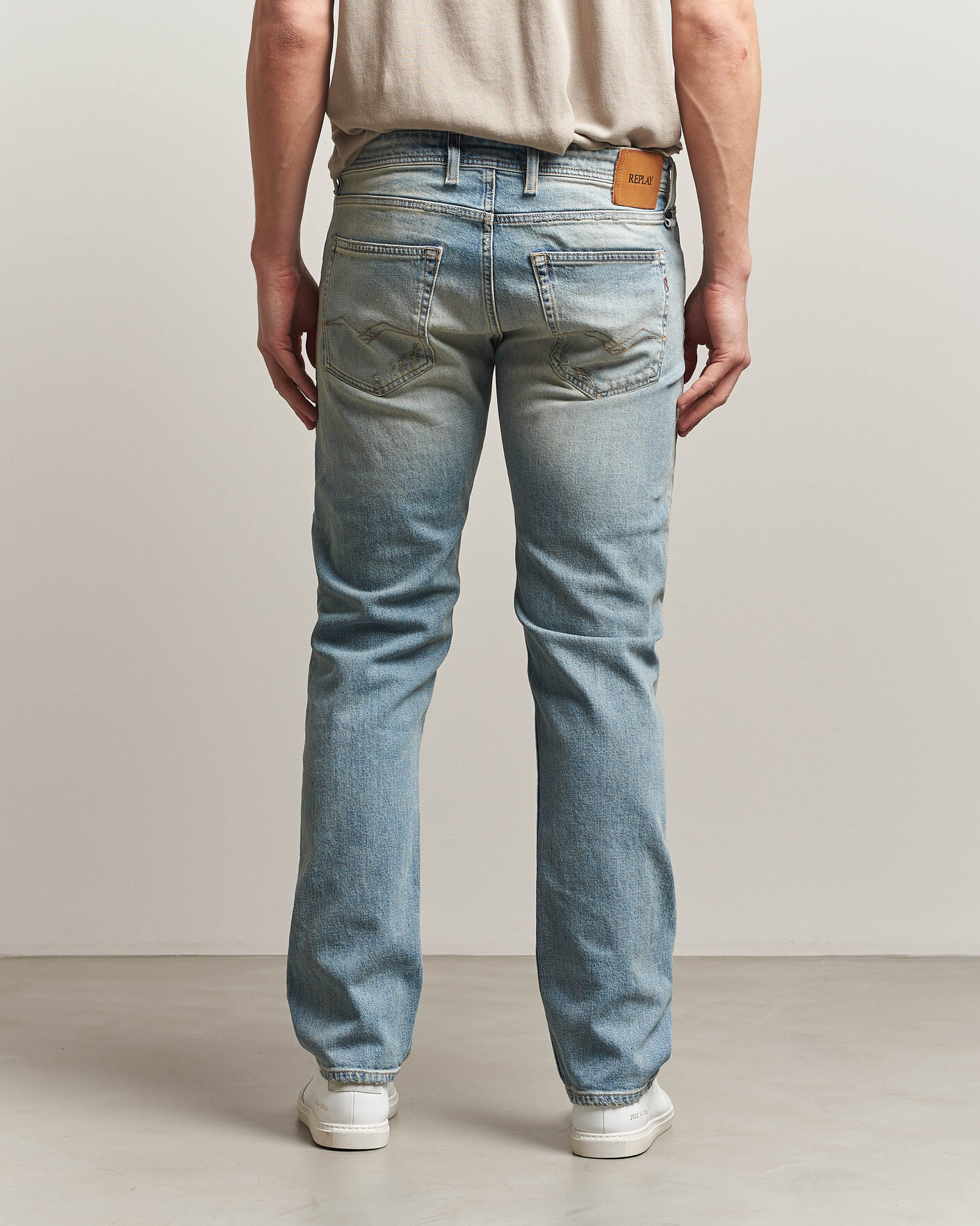 Uomini | Jeans | Replay | Grover Sraight Fit 20 Years Wash Jeans Light Blue