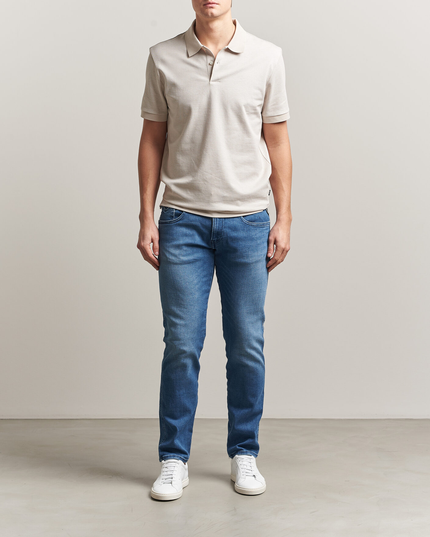 Uomini | Jeans | Replay | Anbass Powerstretch Jeans Medium Blue