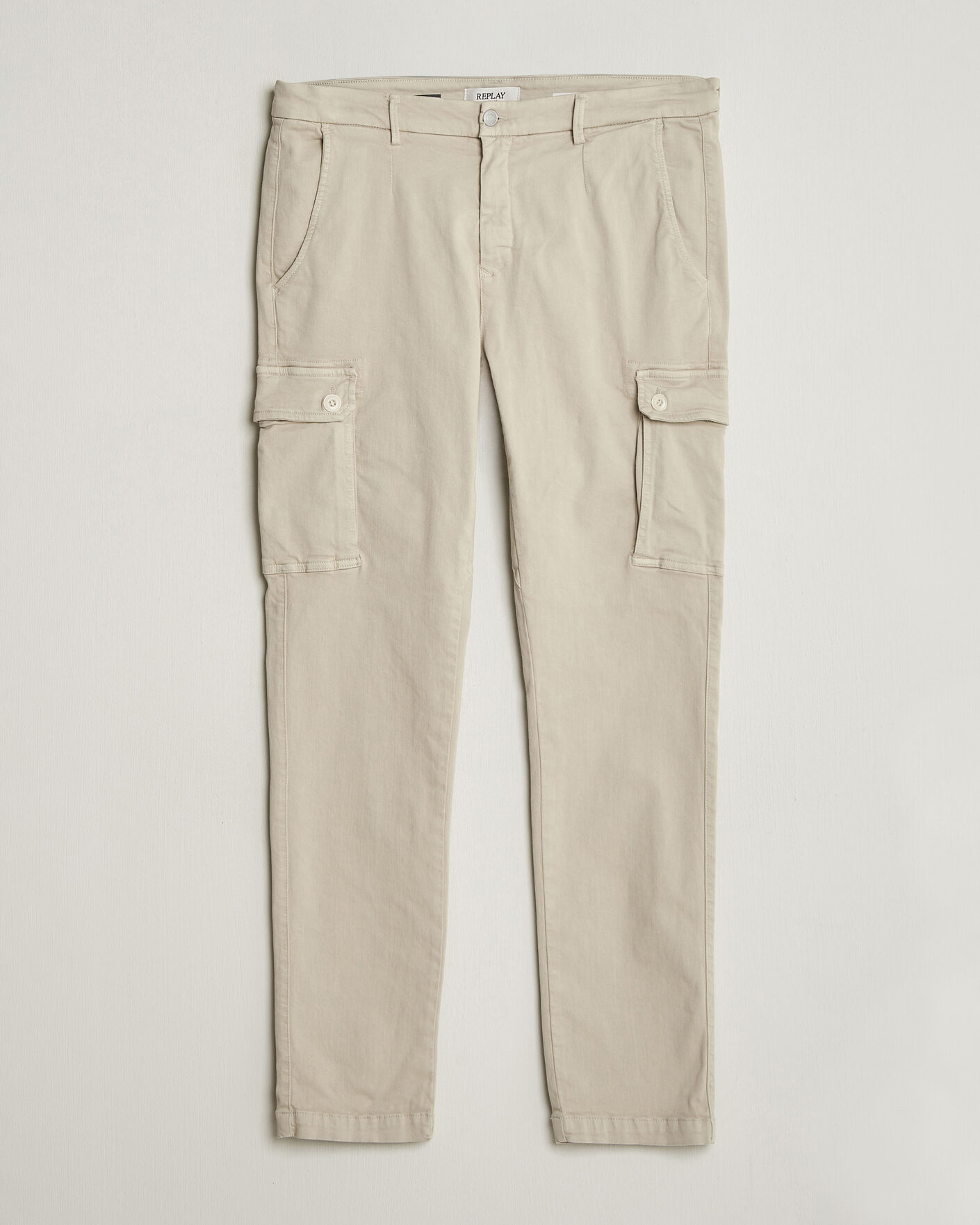 Uomini | Pantaloni | Replay | Jaan Hyperflex Cargo Pants Ivory