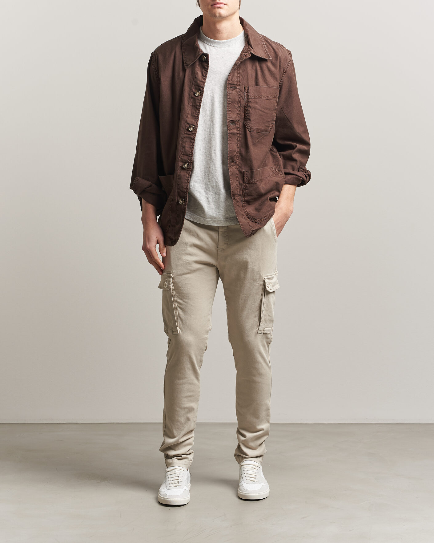 Uomini | Pantaloni | Replay | Jaan Hyperflex Cargo Pants Ivory