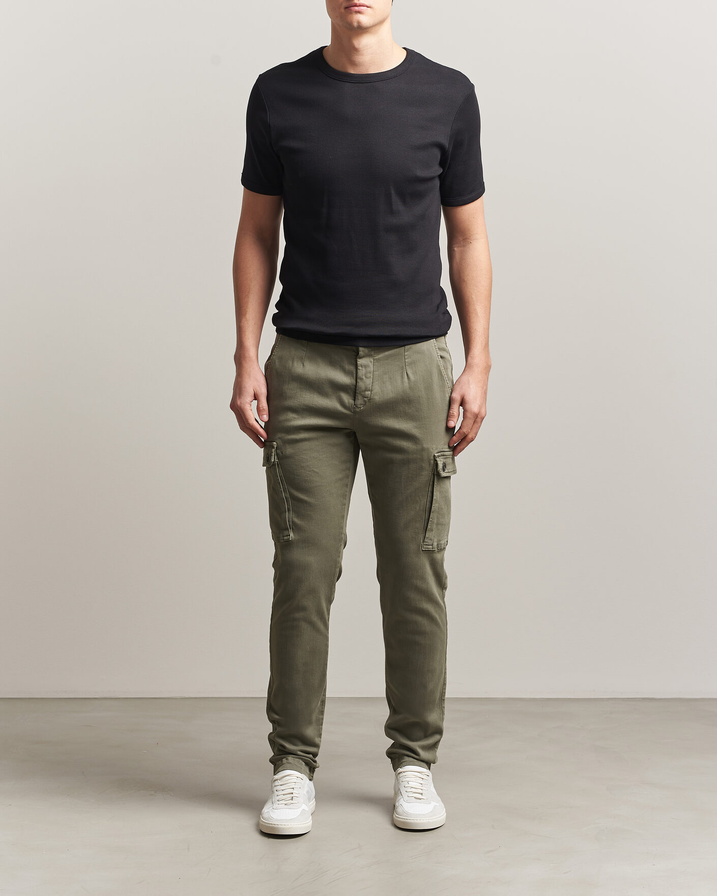 Uomini | Pantaloni | Replay | Jaan Hyperflex Cargo Pants Military Green