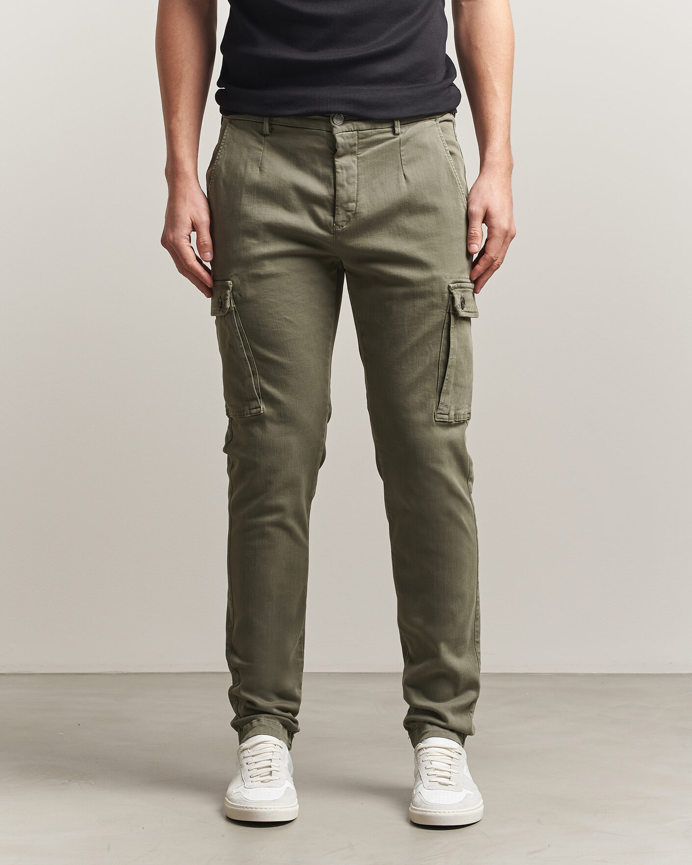 Uomini | Pantaloni | Replay | Jaan Hyperflex Cargo Pants Military Green