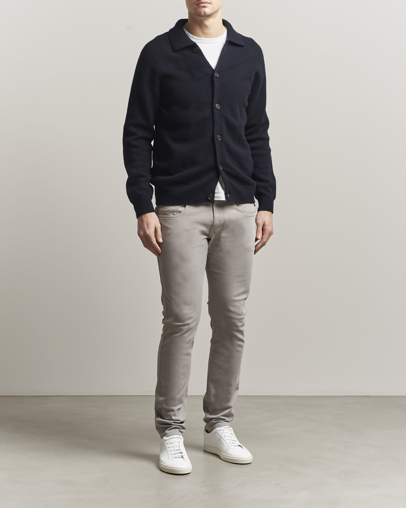 Uomini | Pantaloni | Replay | Anbass Hyperflex X.Lite 5-Pocket Pants Light Grey