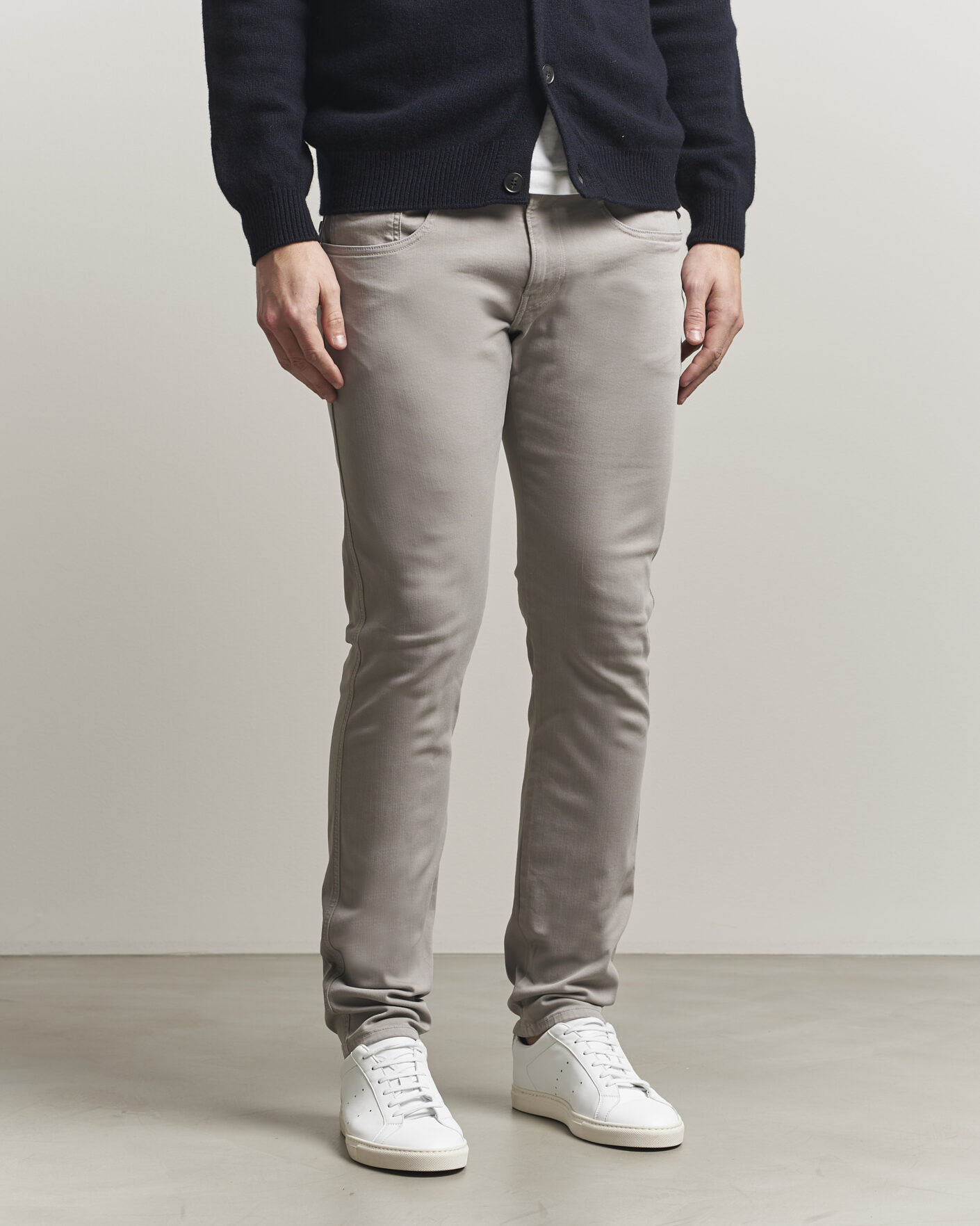 Uomini | Pantaloni | Replay | Anbass Hyperflex X.Lite 5-Pocket Pants Light Grey