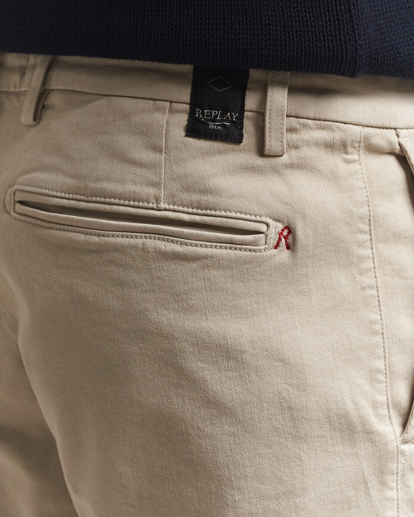 Uomini | Pantaloncini | Replay | Benni Hyperflex Shorts Ivory