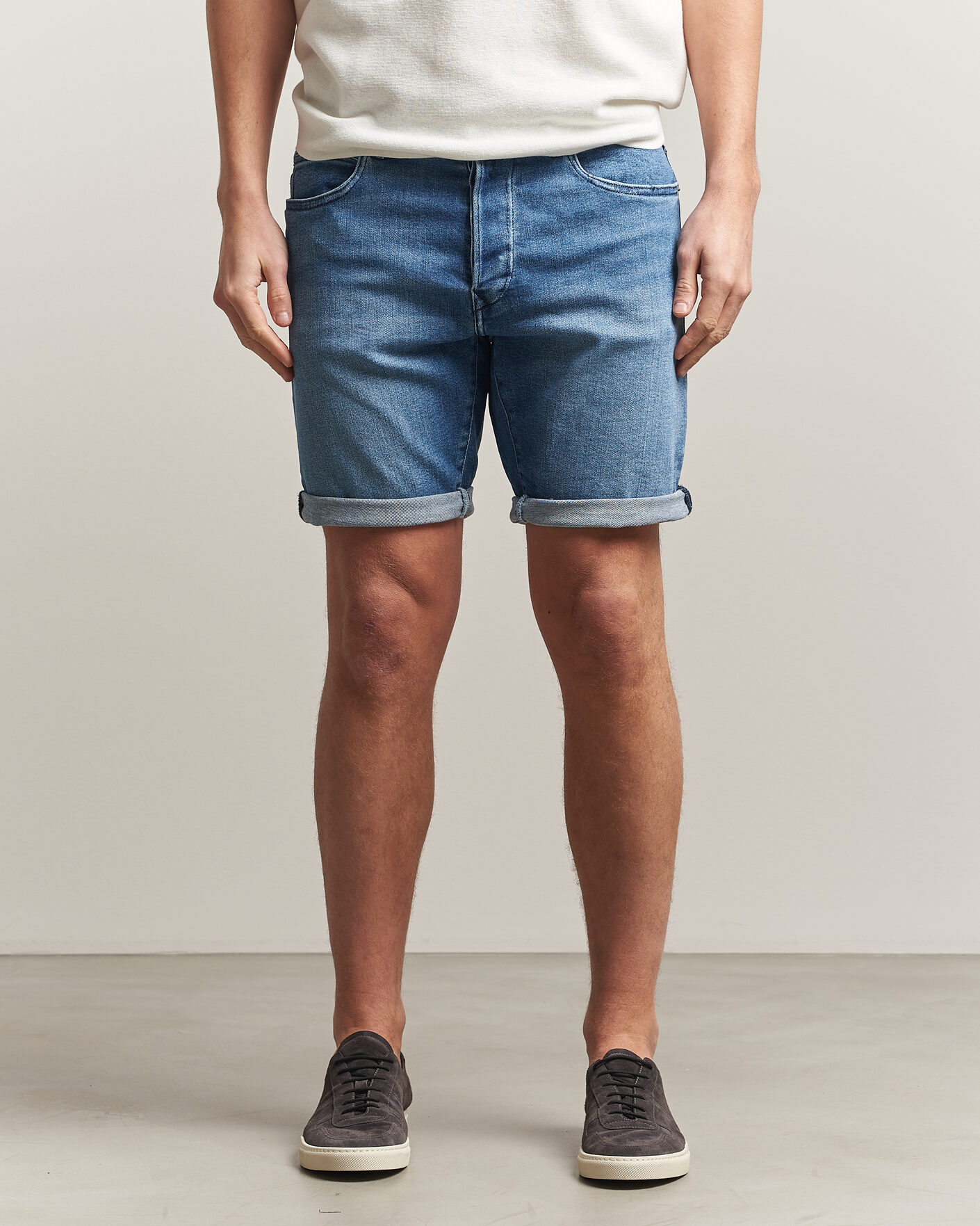 Uomini | Pantaloncini | Replay | RBJ981 Stretch Denim Shorts Light Blue