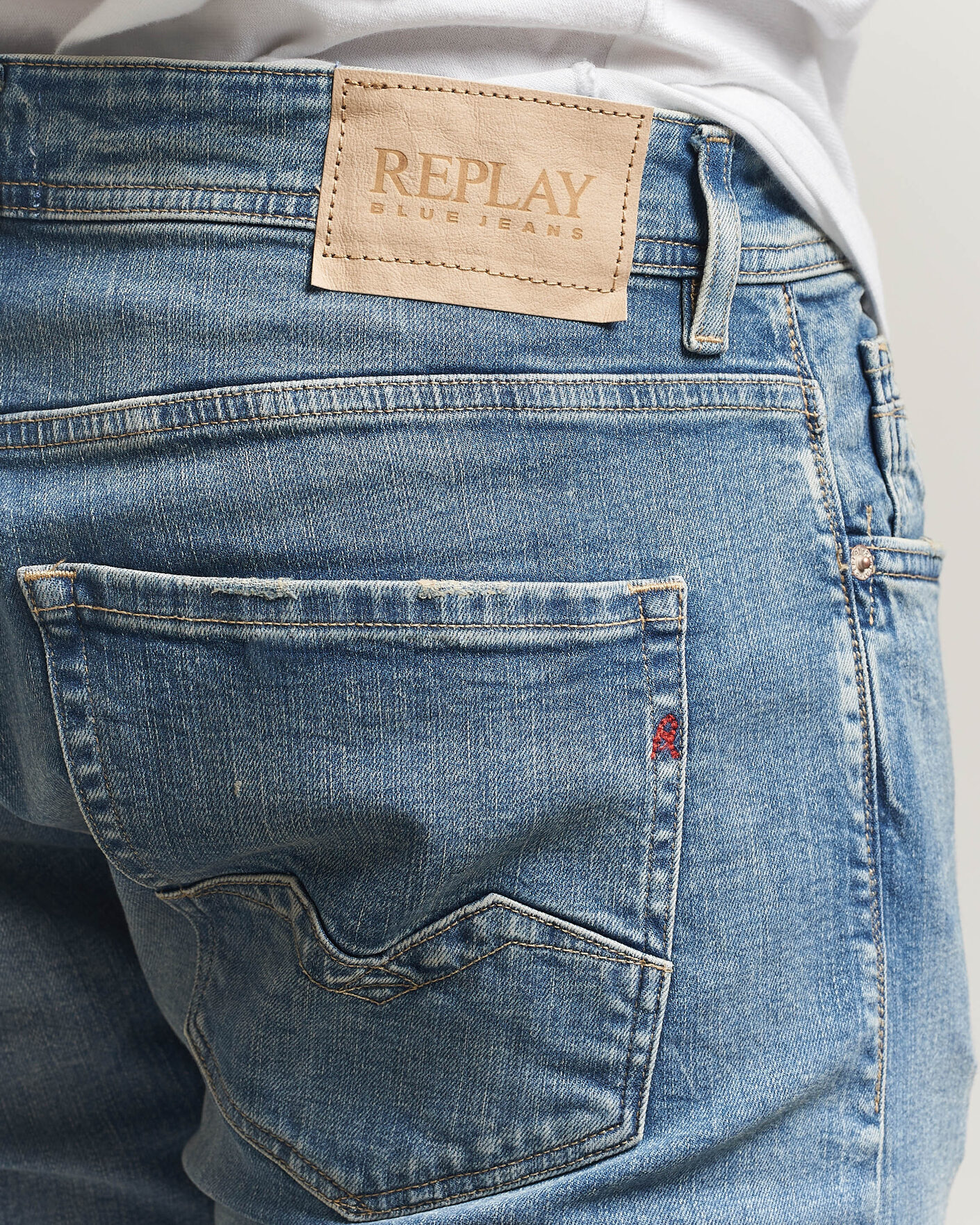 Uomini | Jeans | Replay | Rocco Comfort Fit Stretch Eco Plus Jeans Medium Blue