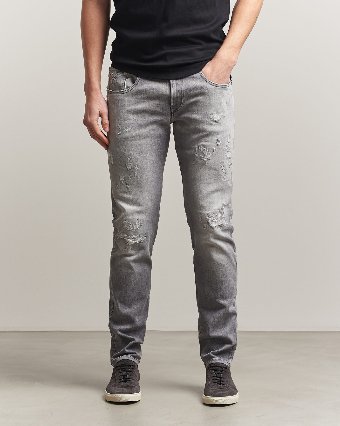 Uomini | Jeans | Replay | Anbass 20 Year Wash Jeans Washed Grey