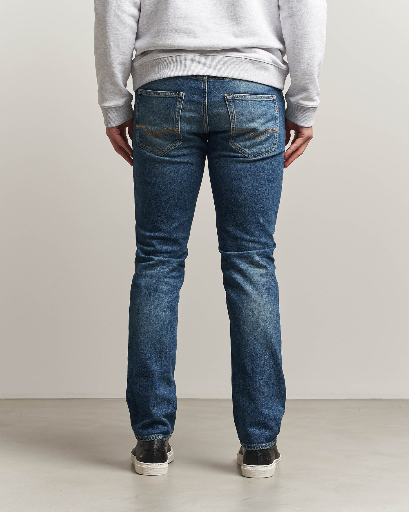 Uomini | Jeans | Replay | Grover Heritage Original Stretch Jeans Medium Blue