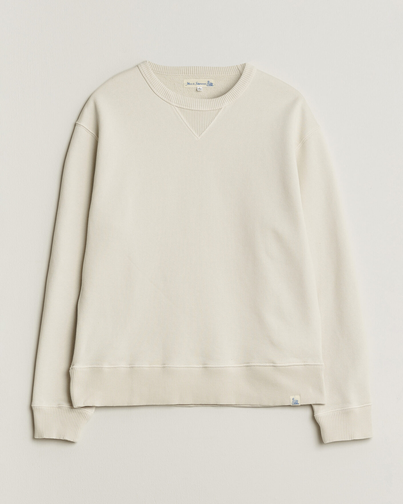 Uomini | Maglieria | Merz b. Schwanen | Classic Fit Authentic Fleece Sweatshirt Nature