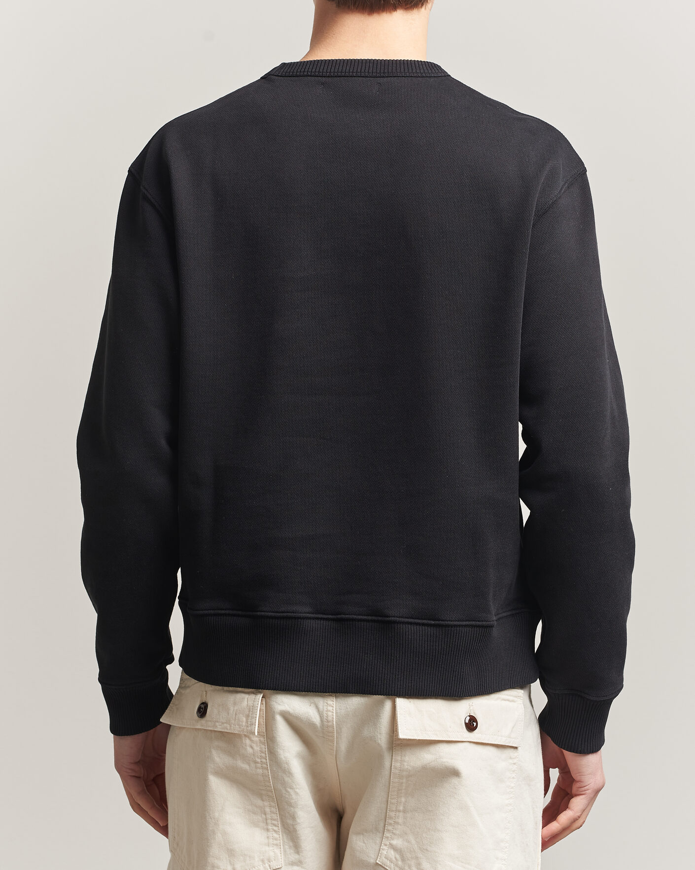Uomini | Maglieria | Merz b. Schwanen | Classic Fit Authentic Fleece Sweatshirt Black