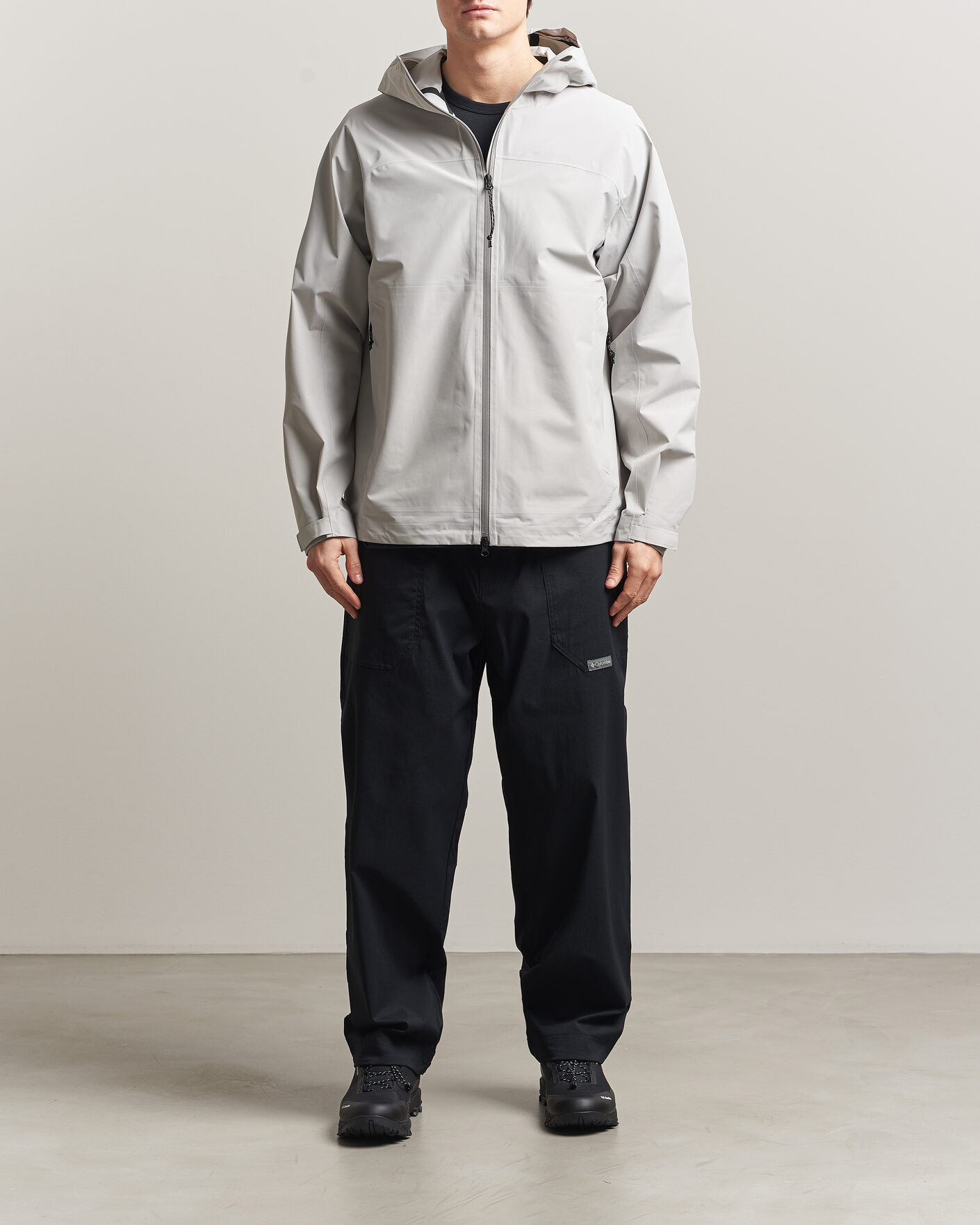 Uomini | Giacche | Peak Performance | Treeline Hipe Hooded Shell Jacket Summit Smoke