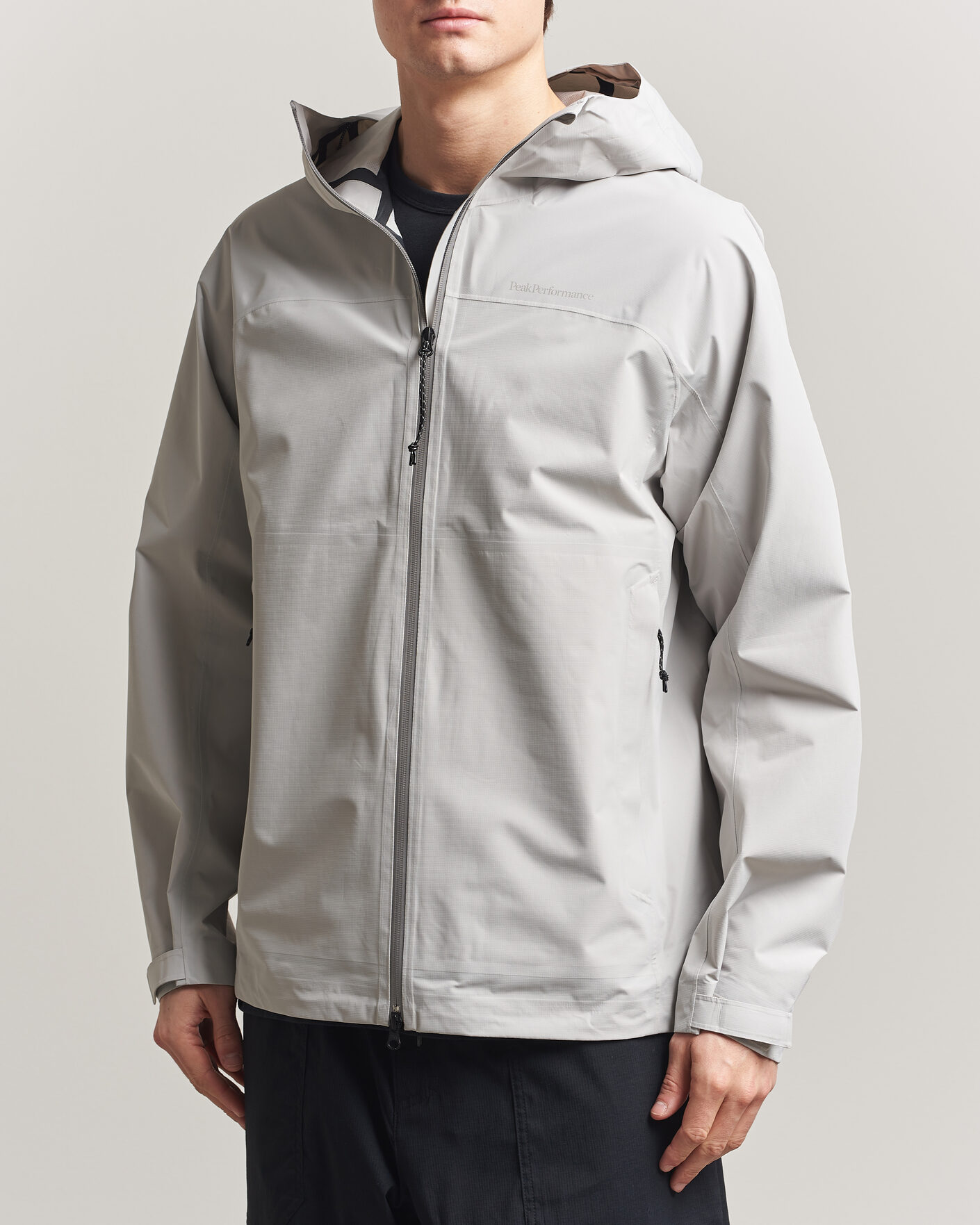 Uomini | Giacche | Peak Performance | Treeline Hipe Hooded Shell Jacket Summit Smoke