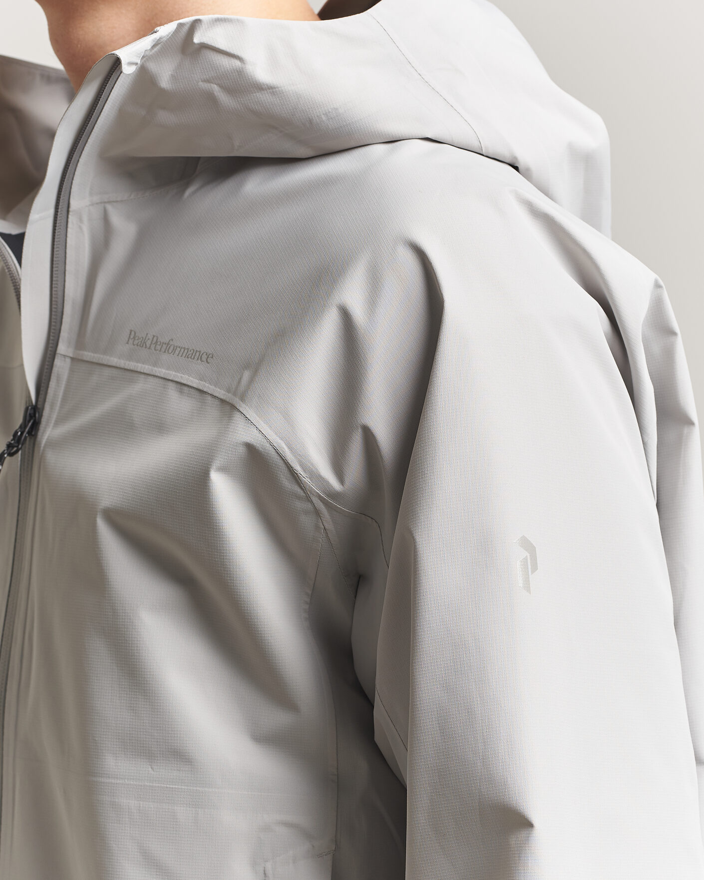 Uomini | Giacche | Peak Performance | Treeline Hipe Hooded Shell Jacket Summit Smoke