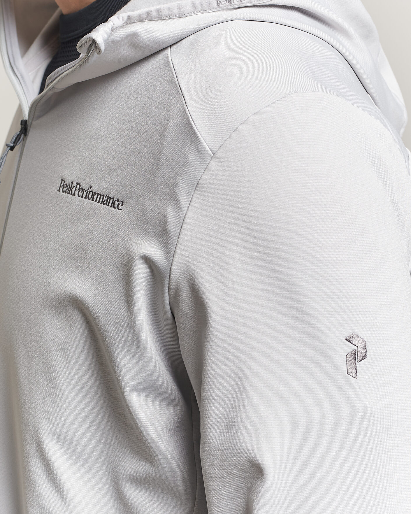 Uomini | Maglieria | Peak Performance | Light Hooded Full Zip Summit Smoke