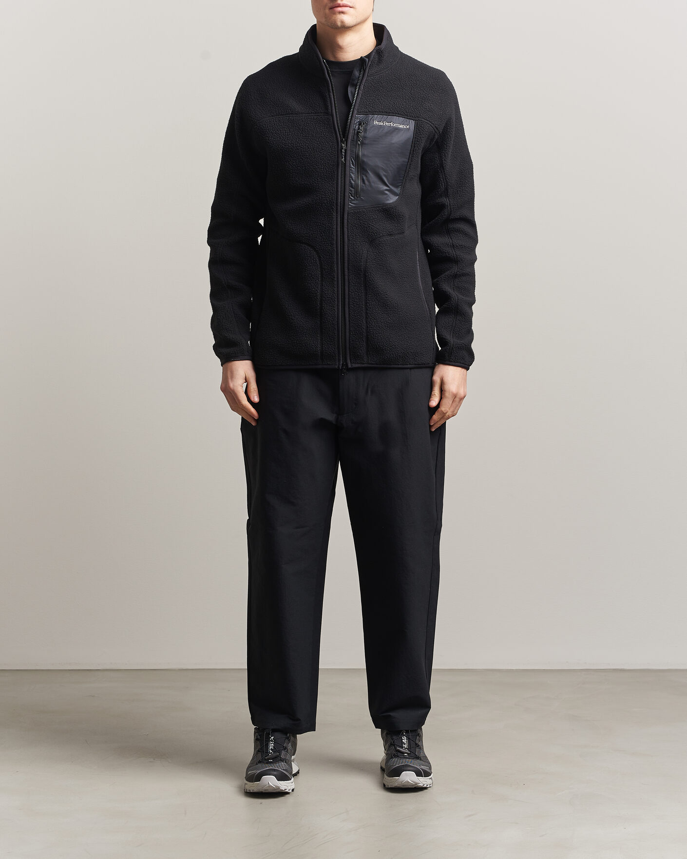 Uomini | Maglieria | Peak Performance | Nature Rush Pile Full Zip Black
