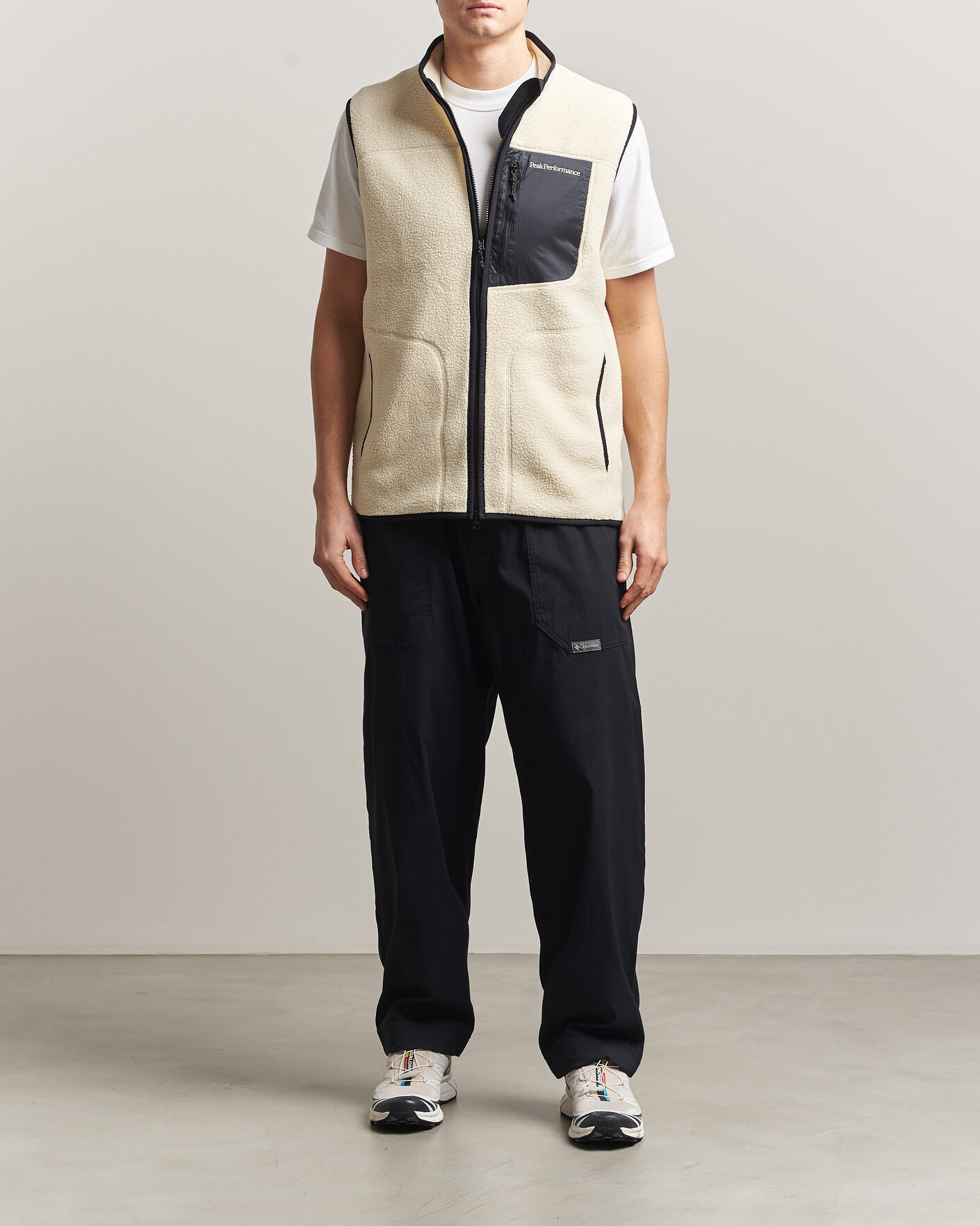 Uomini | Gilet | Peak Performance | Nature Rush Pile Vest Sand Fog