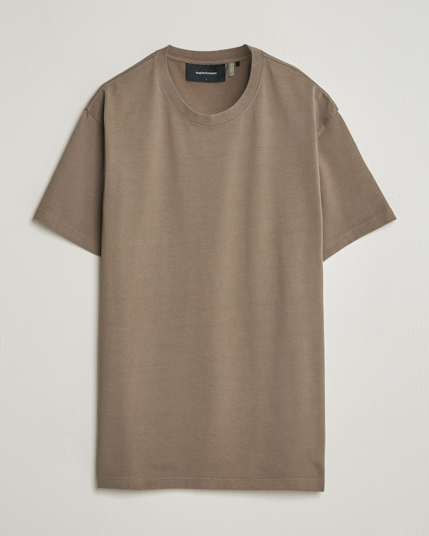 Uomini | T-shirt | Peak Performance | Heavy Cotton T-Shirt Terrian Tan