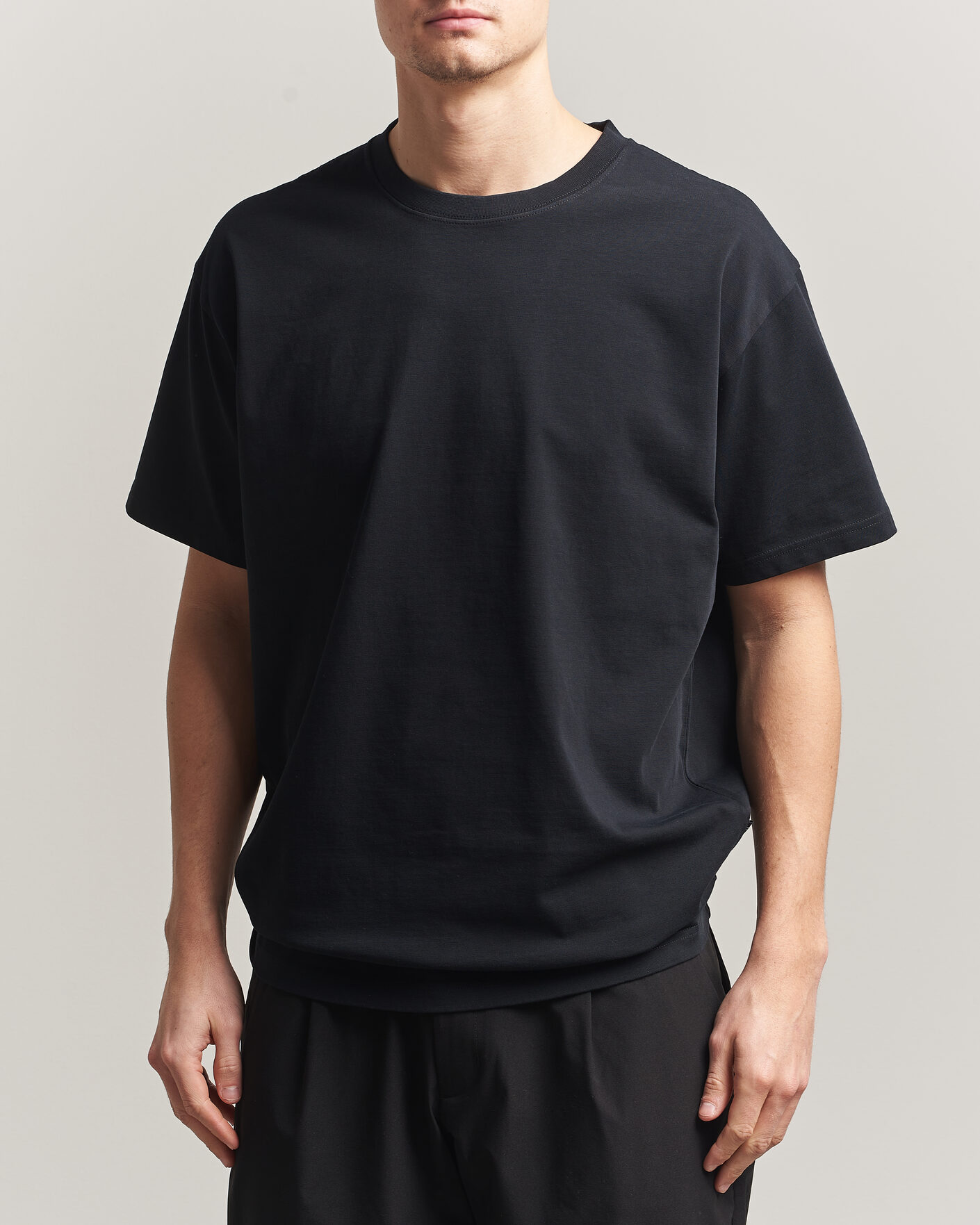 Uomini | T-shirt | Peak Performance | Heavy Cotton T-Shirt Black
