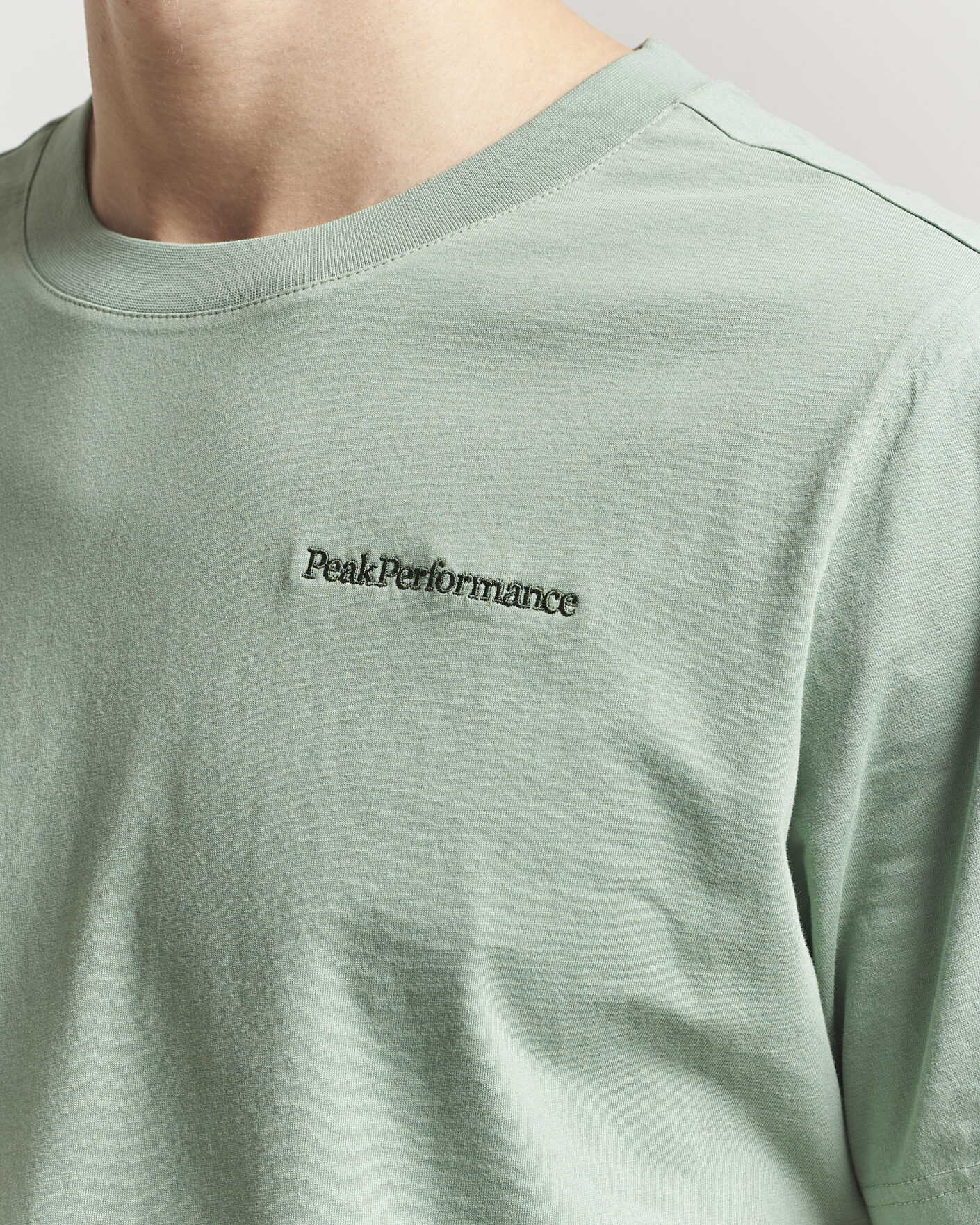 Uomini | T-shirt | Peak Performance | Original Crew Neck T-Shirt Green Valley