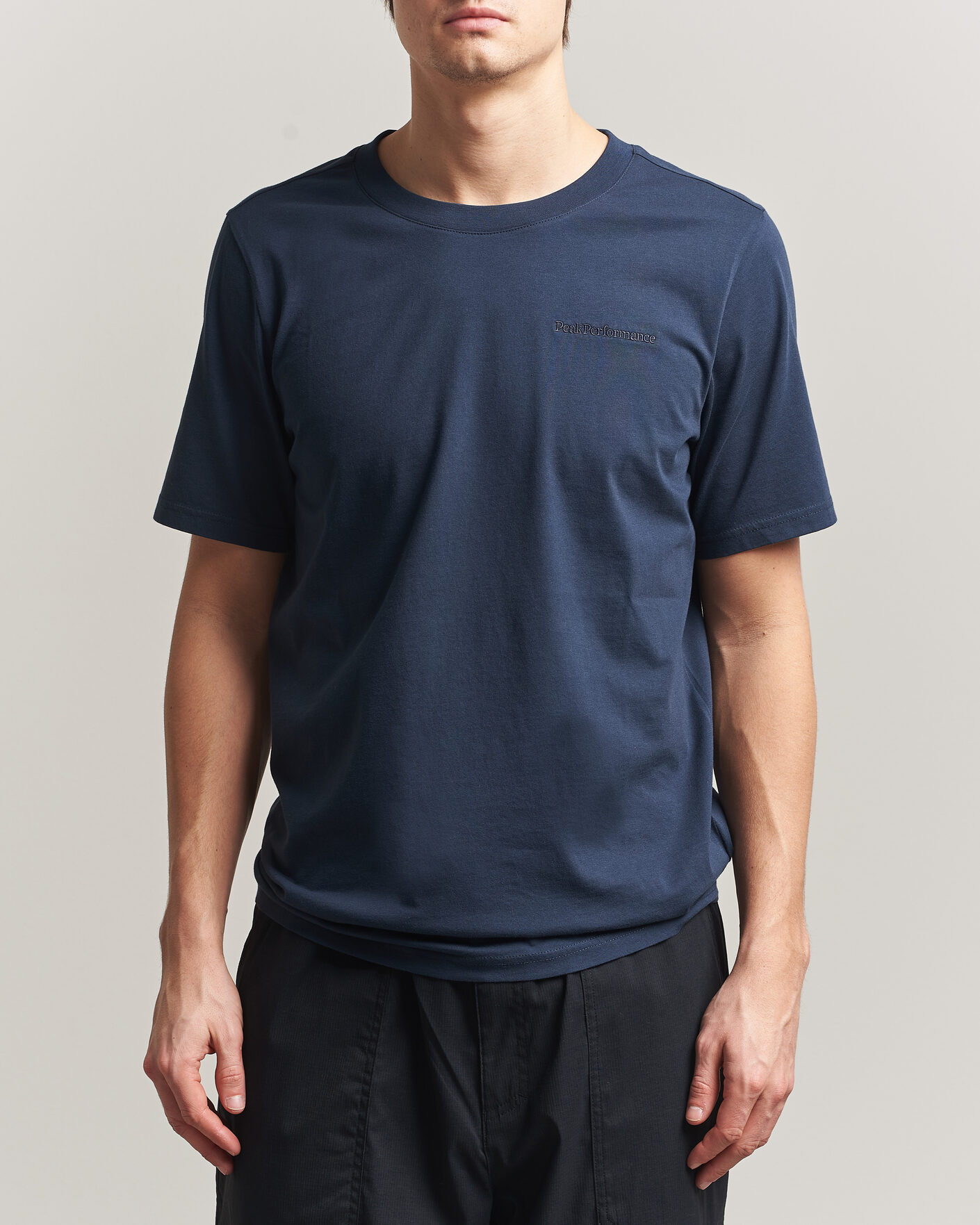 Uomini | T-shirt | Peak Performance | Original Crew Neck T-Shirt Blue Shadow