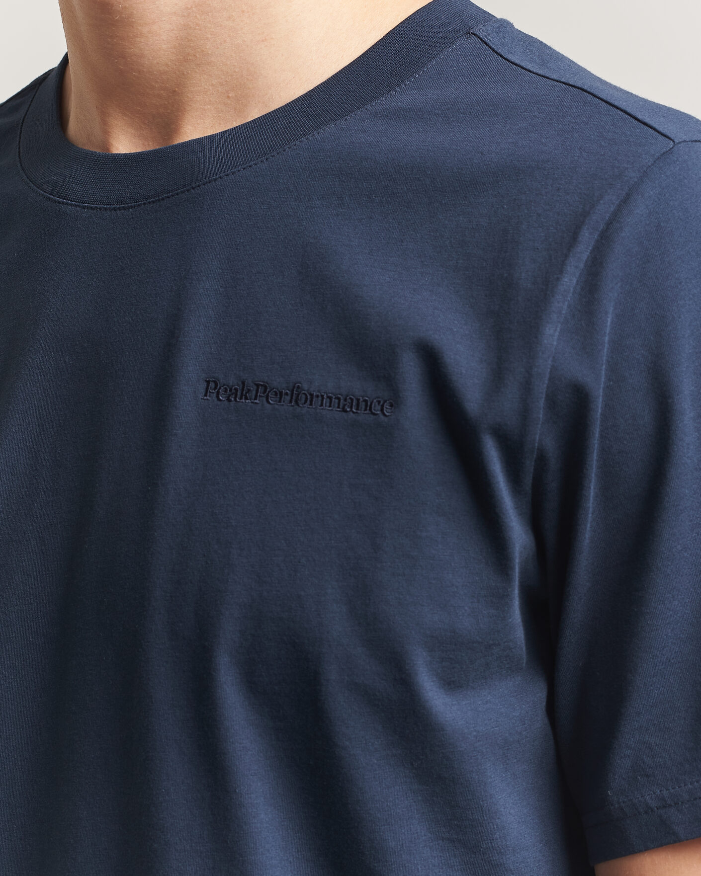 Uomini | T-shirt | Peak Performance | Original Crew Neck T-Shirt Blue Shadow