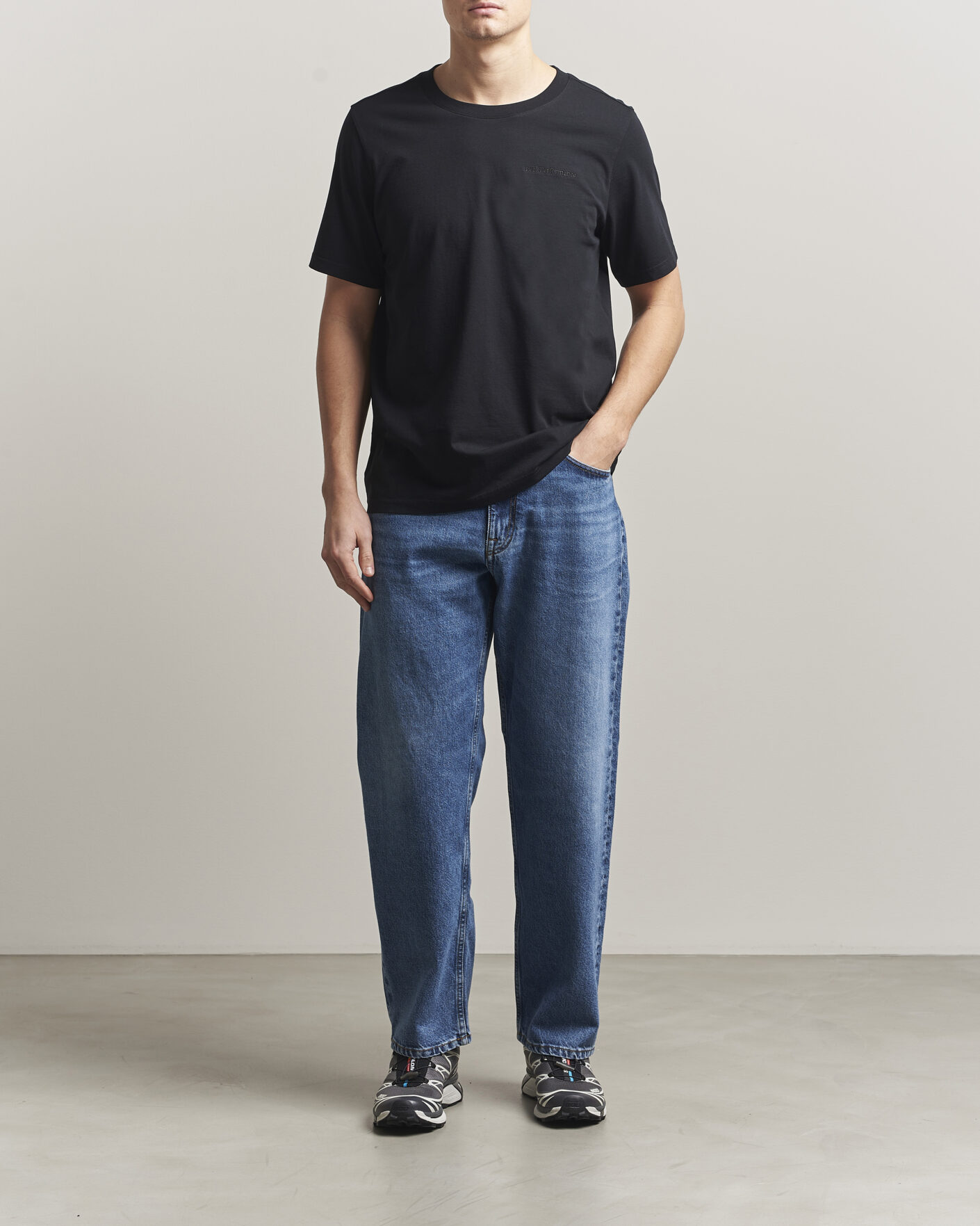 Uomini | T-shirt | Peak Performance | Original Crew Neck T-Shirt Black