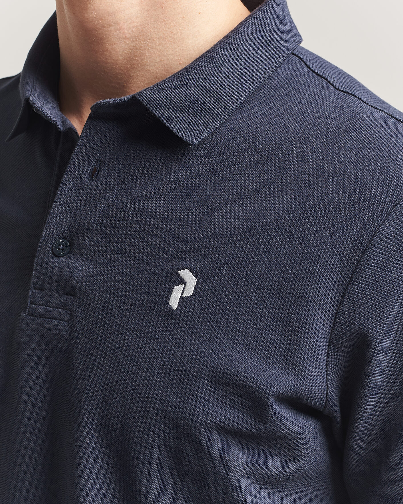 Uomini | Polo | Peak Performance | Classic Cotton Polo Blue Shadow